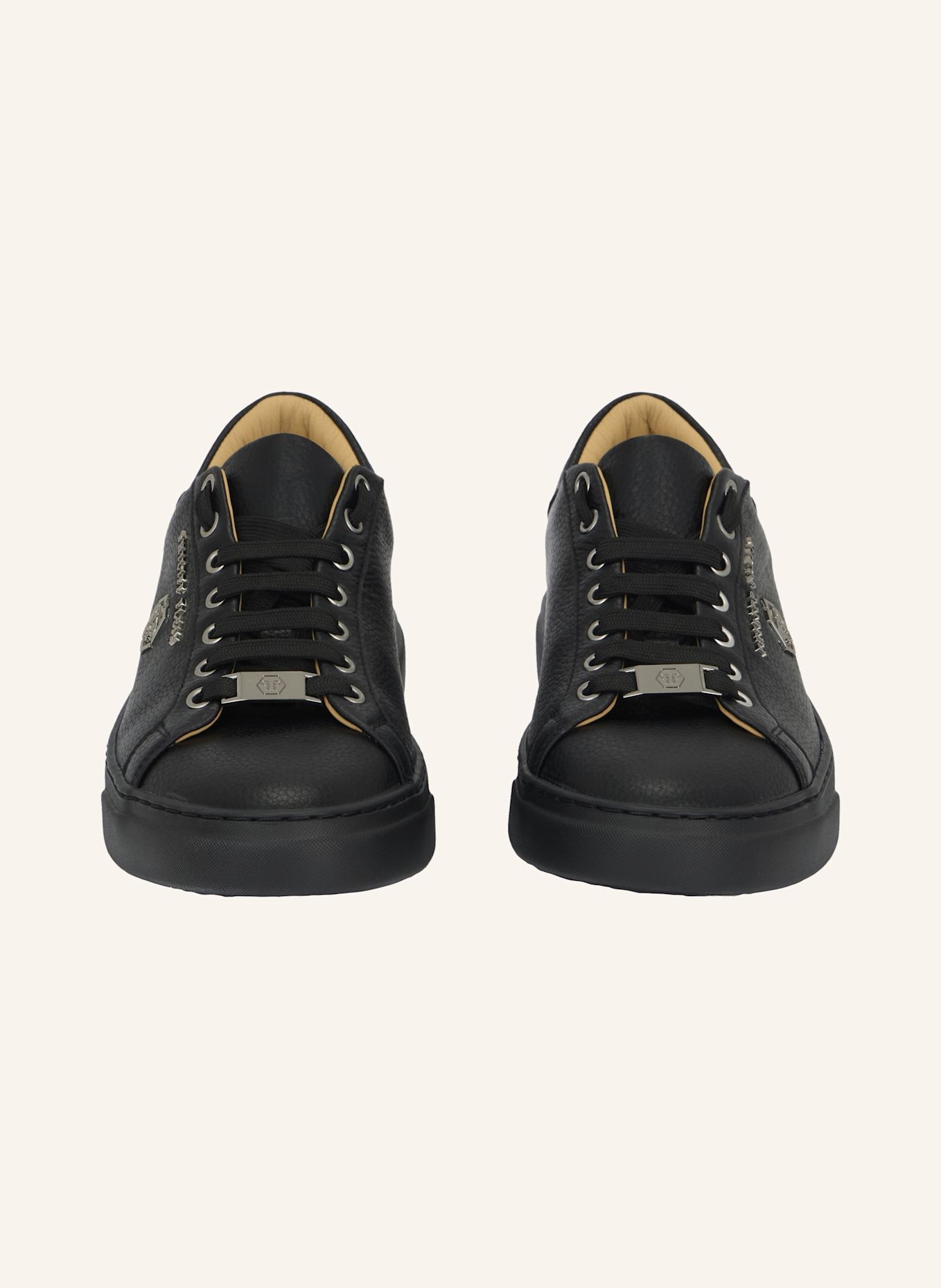 PHILIPP PLEIN Low-Top-Sneaker HEXAGON: SCHWARZ