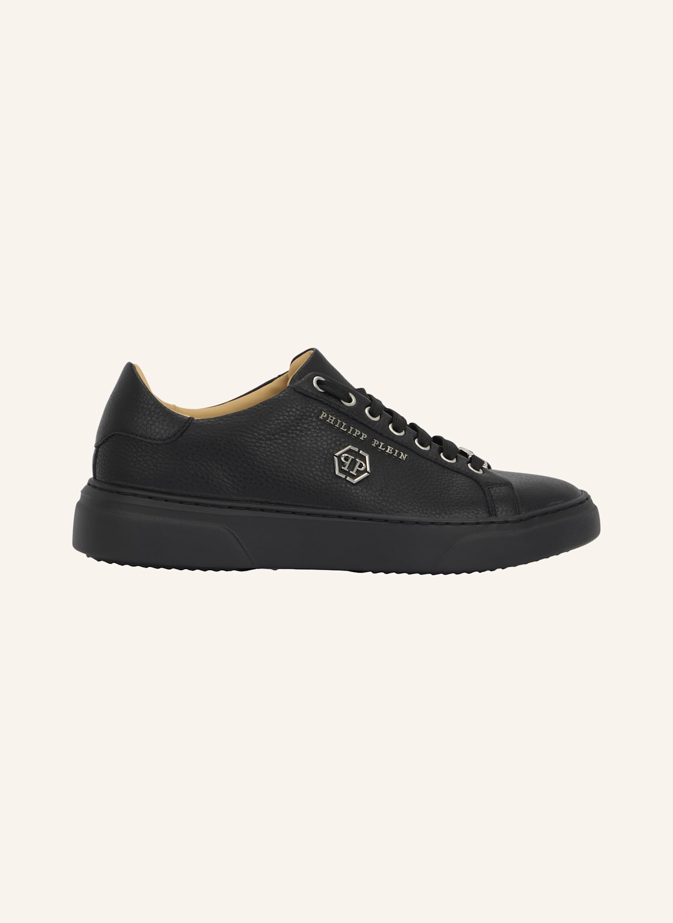 PHILIPP PLEIN Low-Top-Sneaker HEXAGON: SCHWARZ