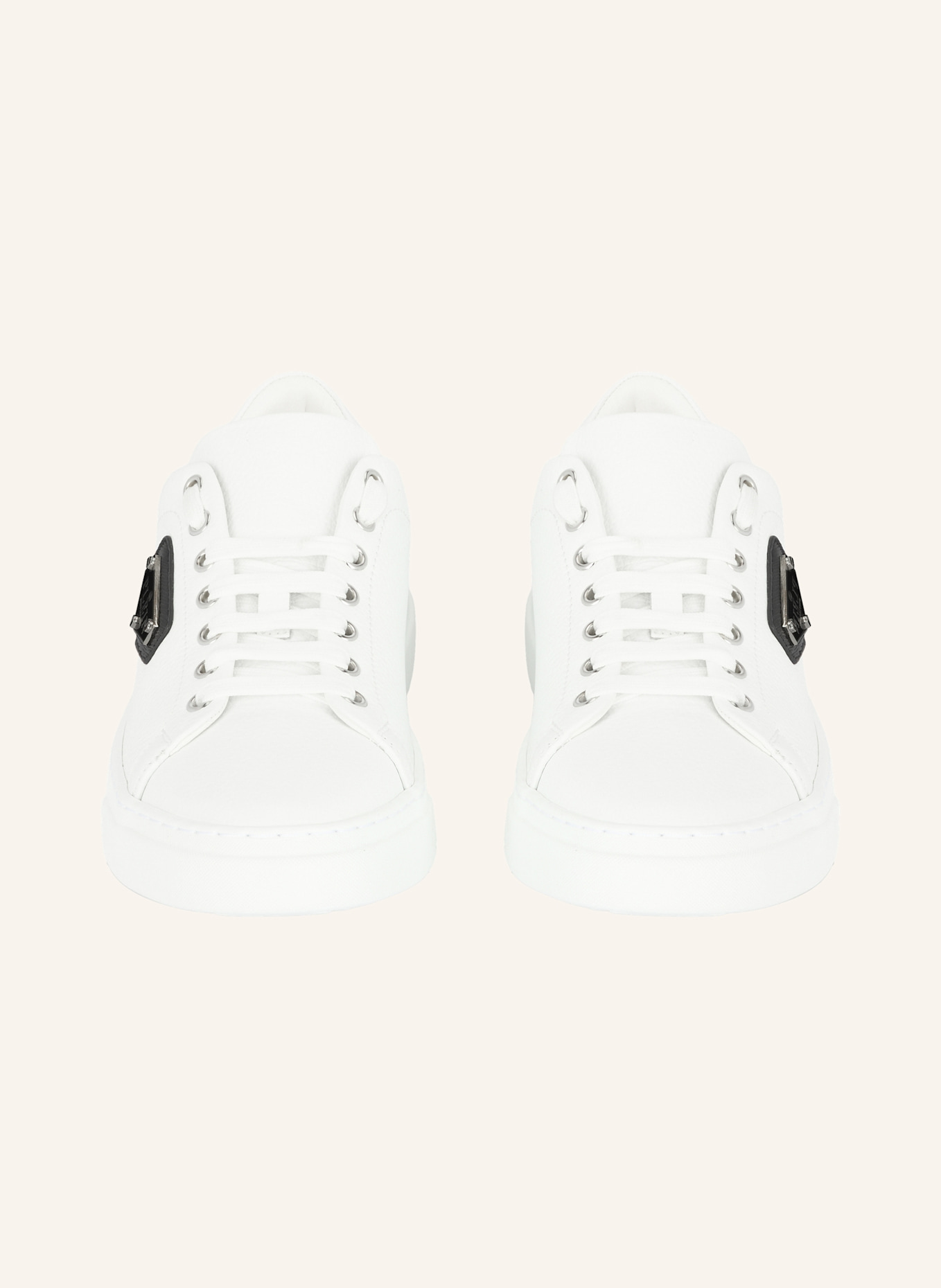 PHILIPP PLEIN Low-Top-Sneaker ICONIC PLEIN: WEISS