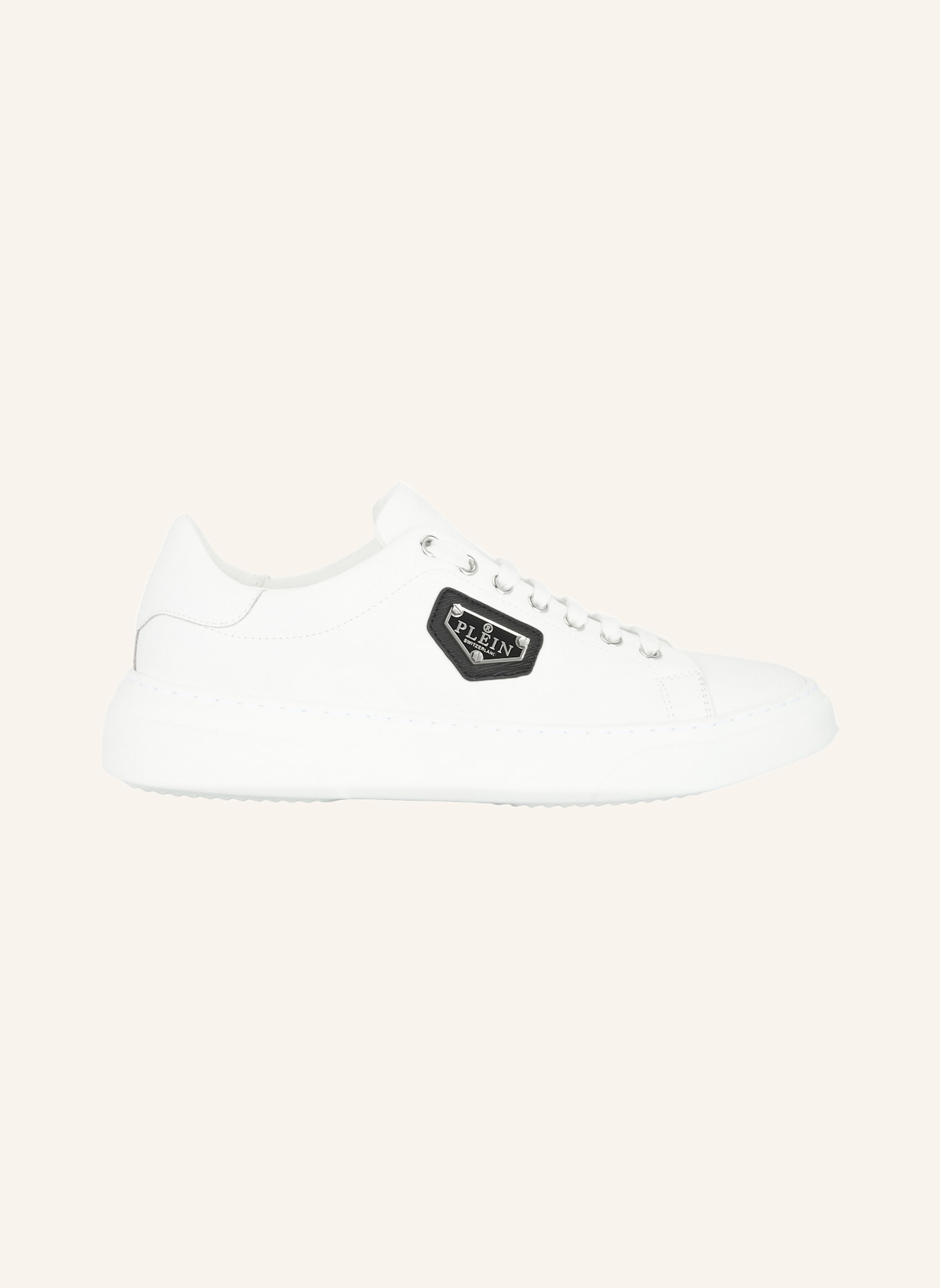 PHILIPP PLEIN Low-Top-Sneaker ICONIC PLEIN: WEISS