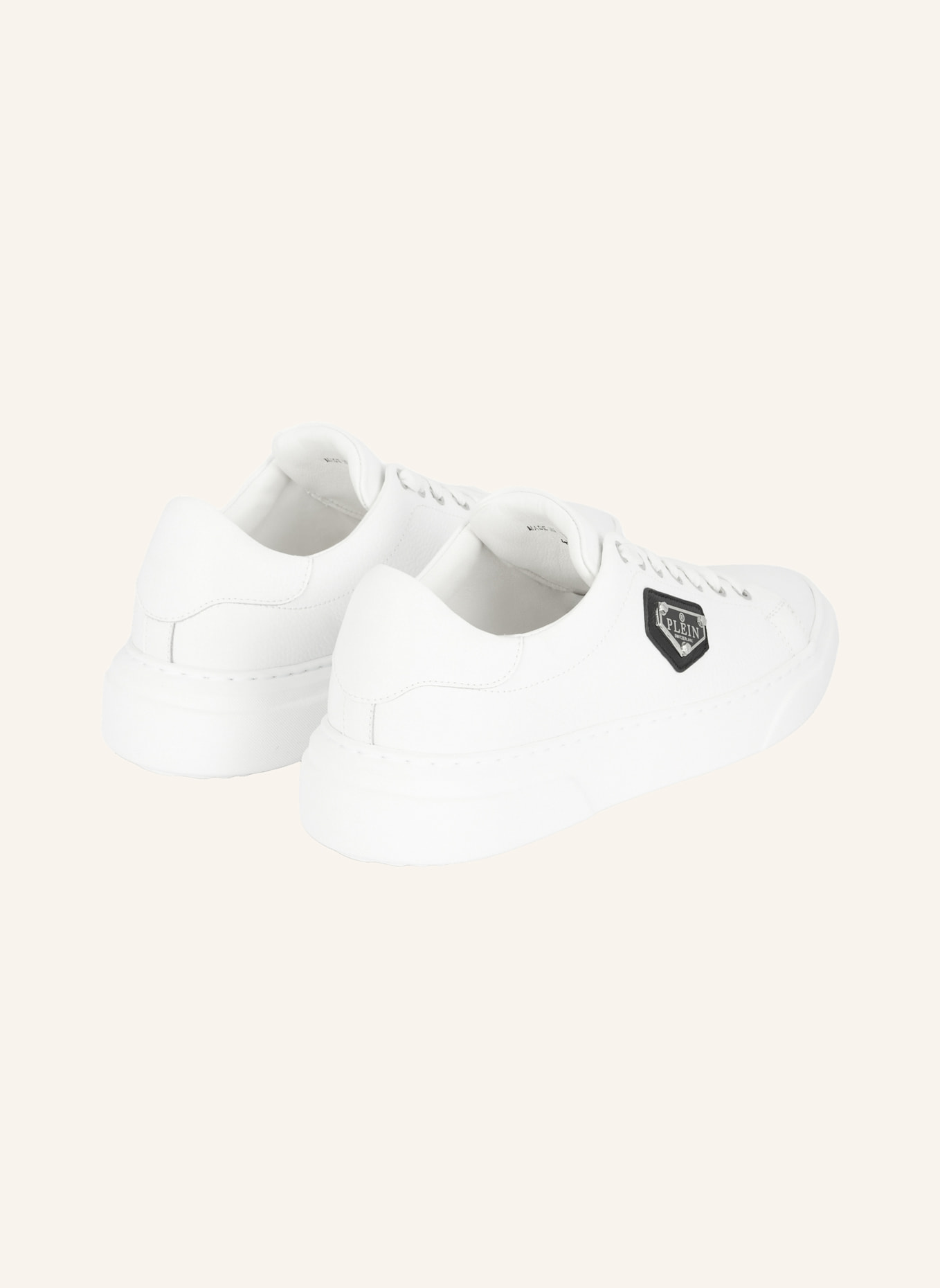 PHILIPP PLEIN Low-Top-Sneaker ICONIC PLEIN: WEISS