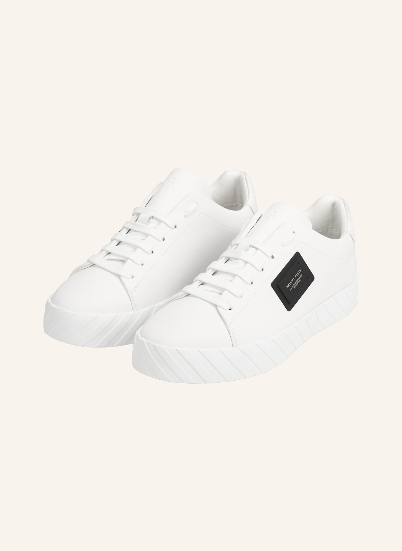 PHILIPP PLEIN Low-Top-Sneaker PLACCA: WEISS