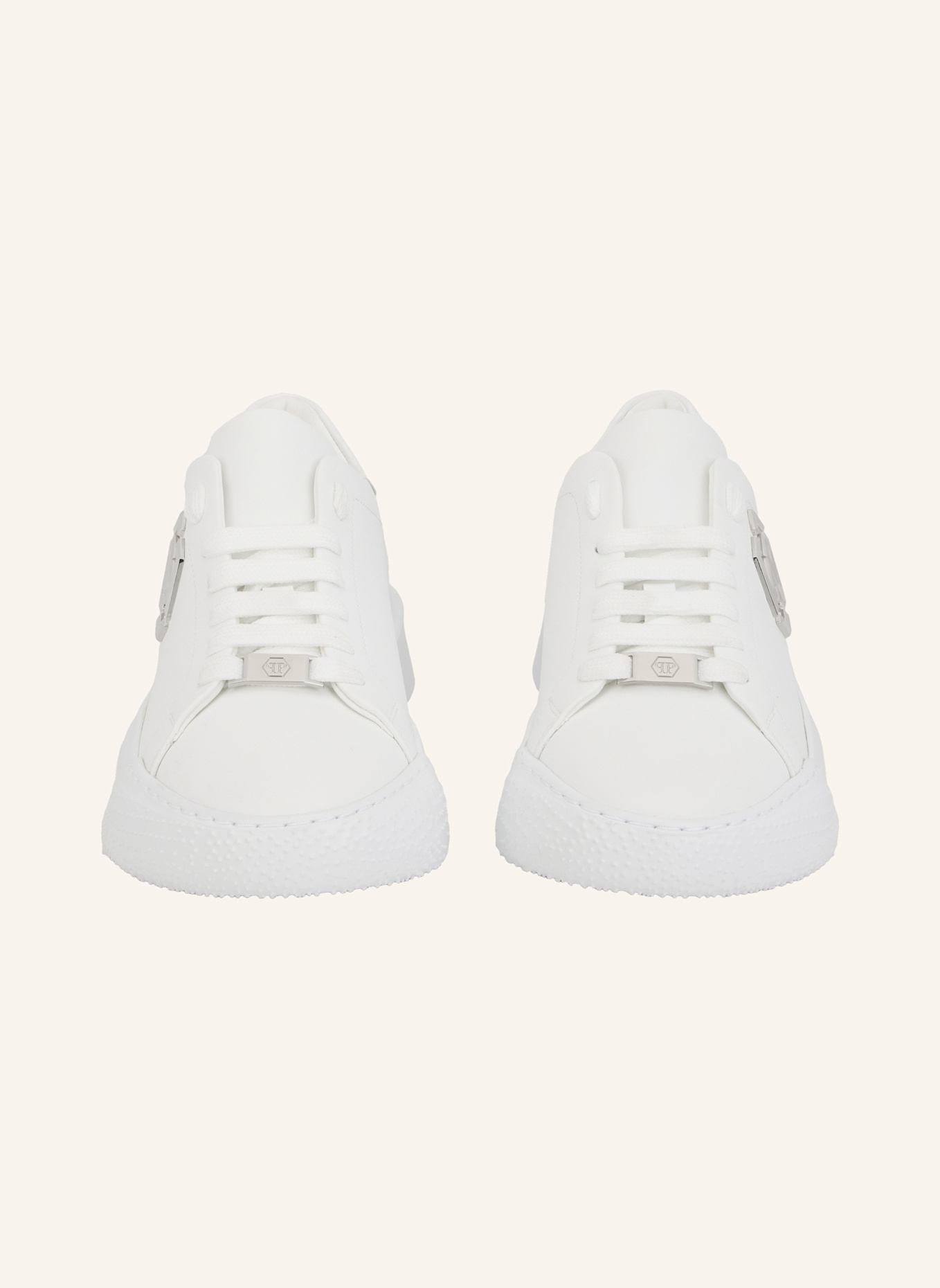 PHILIPP PLEIN Low-Top-Sneaker HEXAGON: WEISS