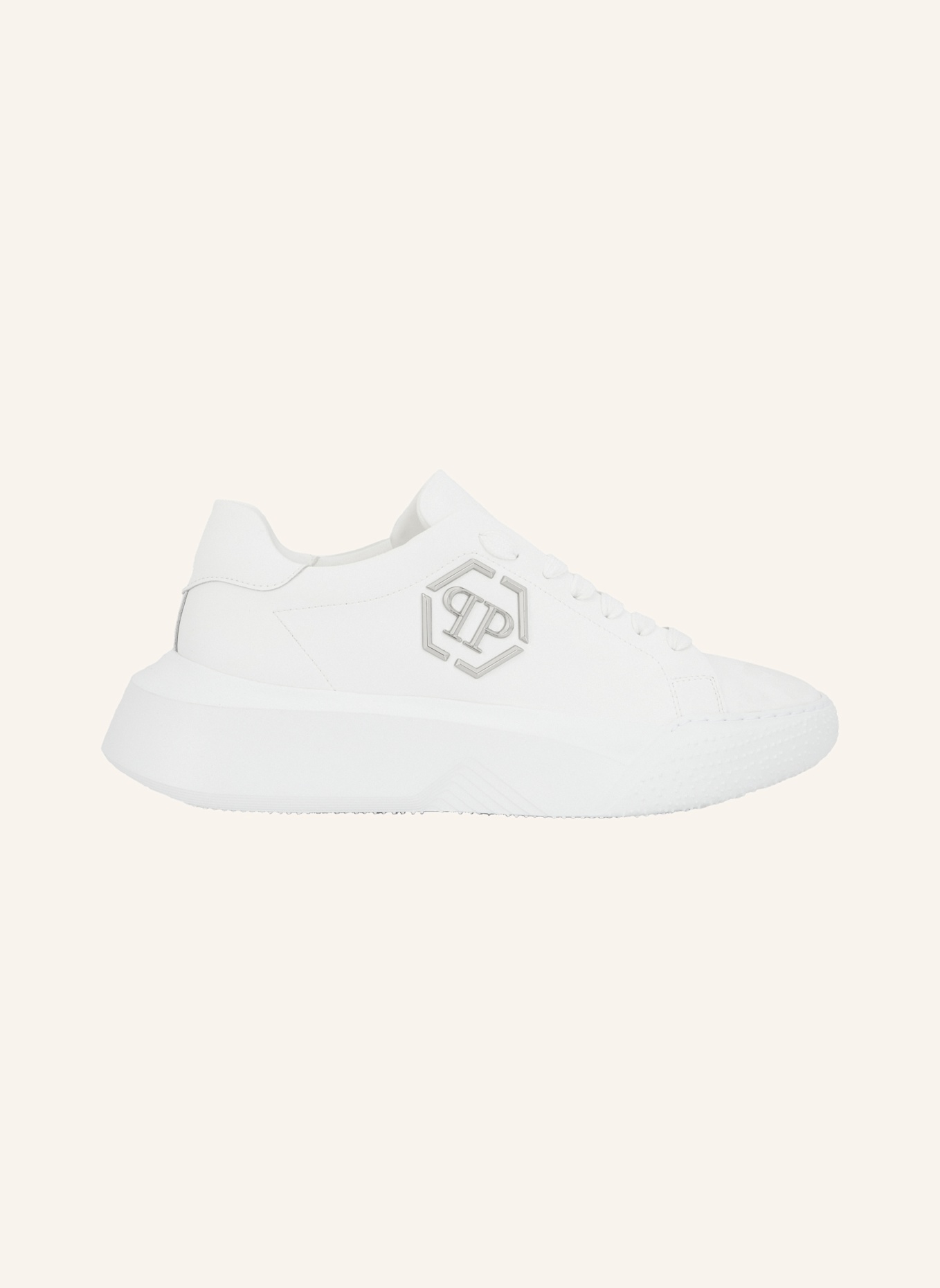 PHILIPP PLEIN Low-Top-Sneaker HEXAGON: WEISS