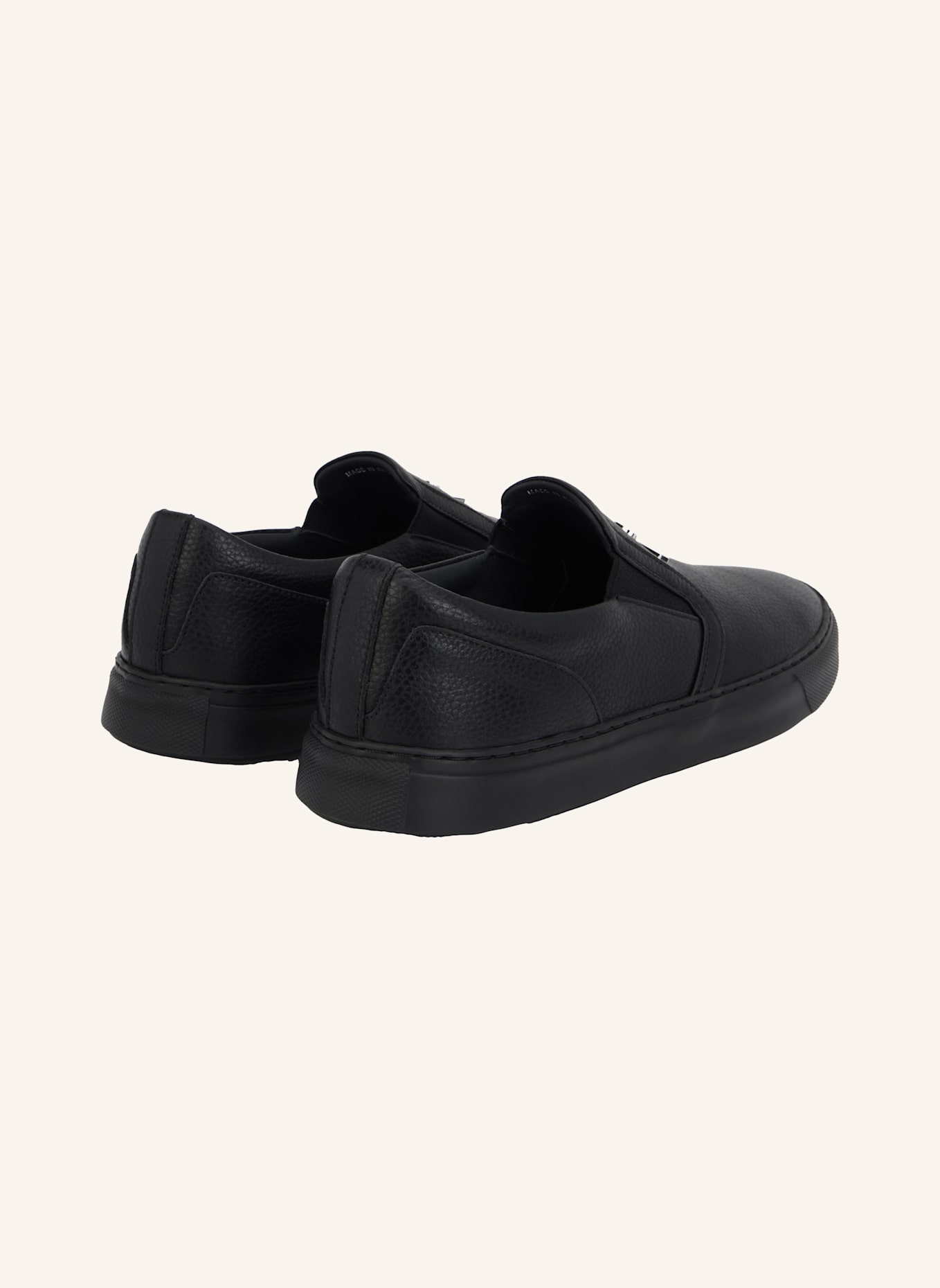 PHILIPP PLEIN Slip-ons: SCHWARZ