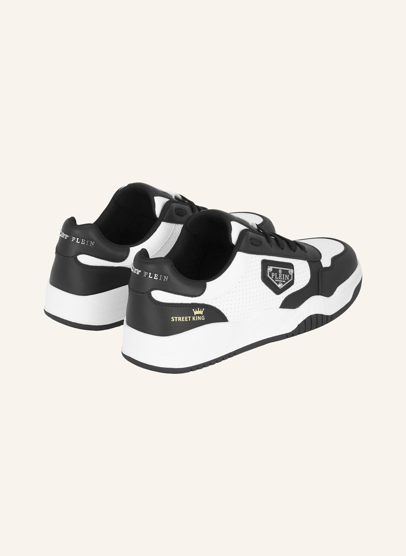 PHILIPP PLEIN Low-Top-Sneaker STREET: WEISS