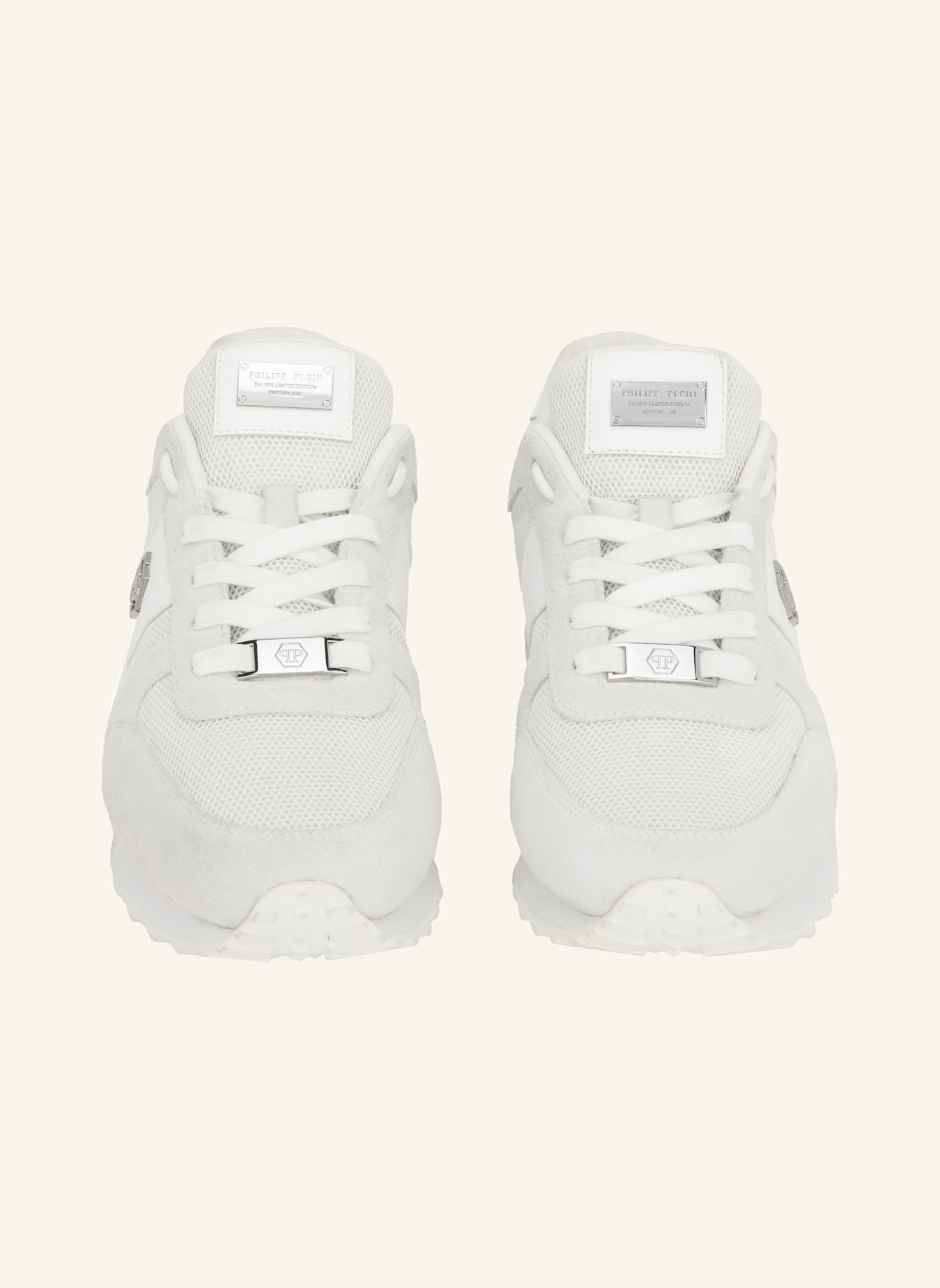 PHILIPP PLEIN Laufschuh HEXAGON: WEISS
