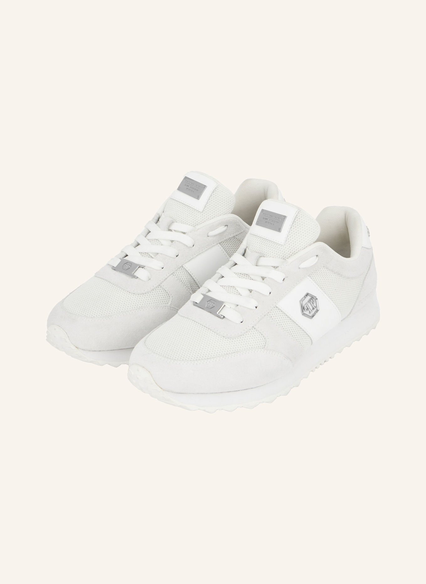 PHILIPP PLEIN Laufschuh HEXAGON: WEISS