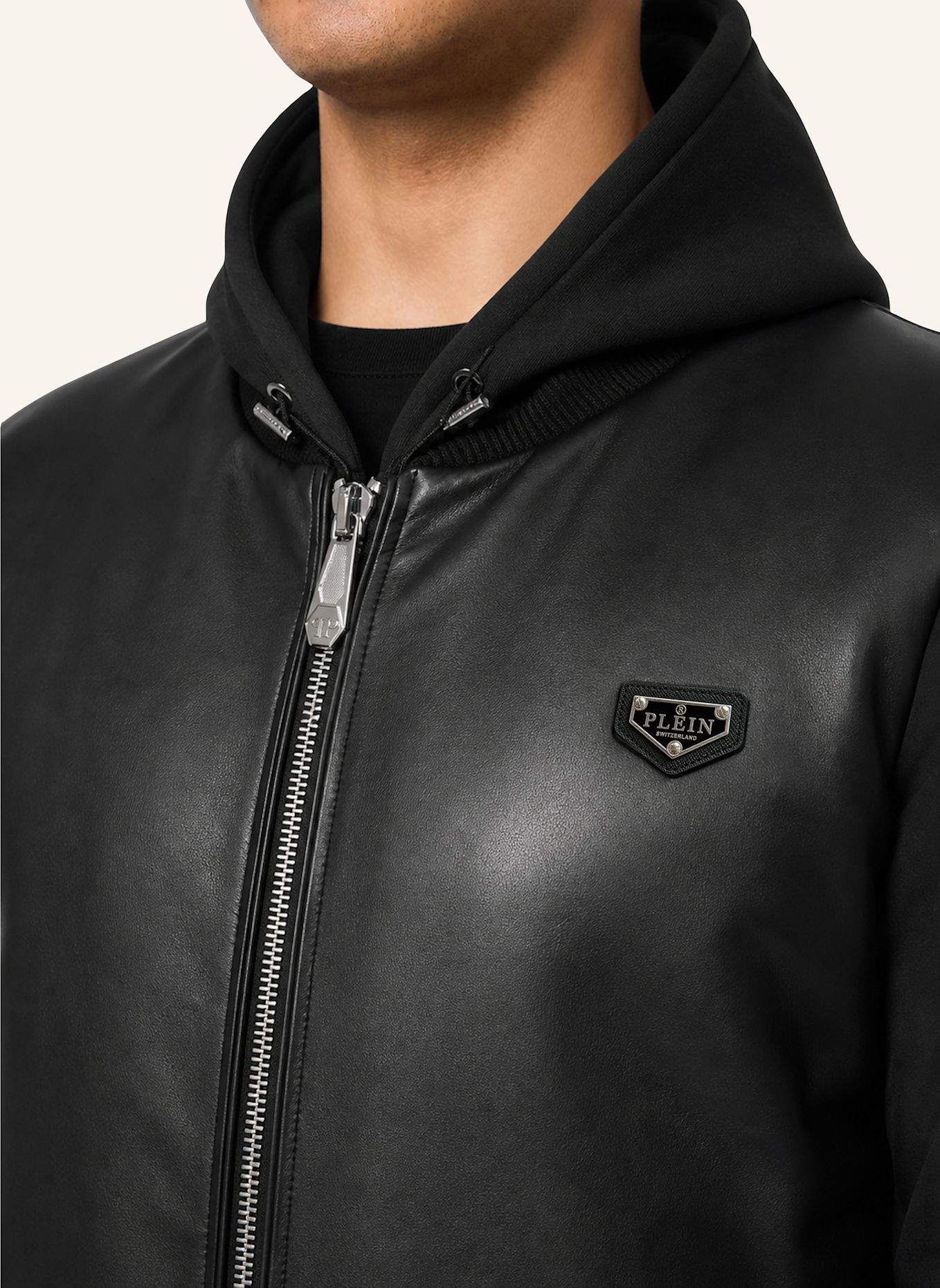 PHILIPP PLEIN Bomberjacke: SCHWARZ