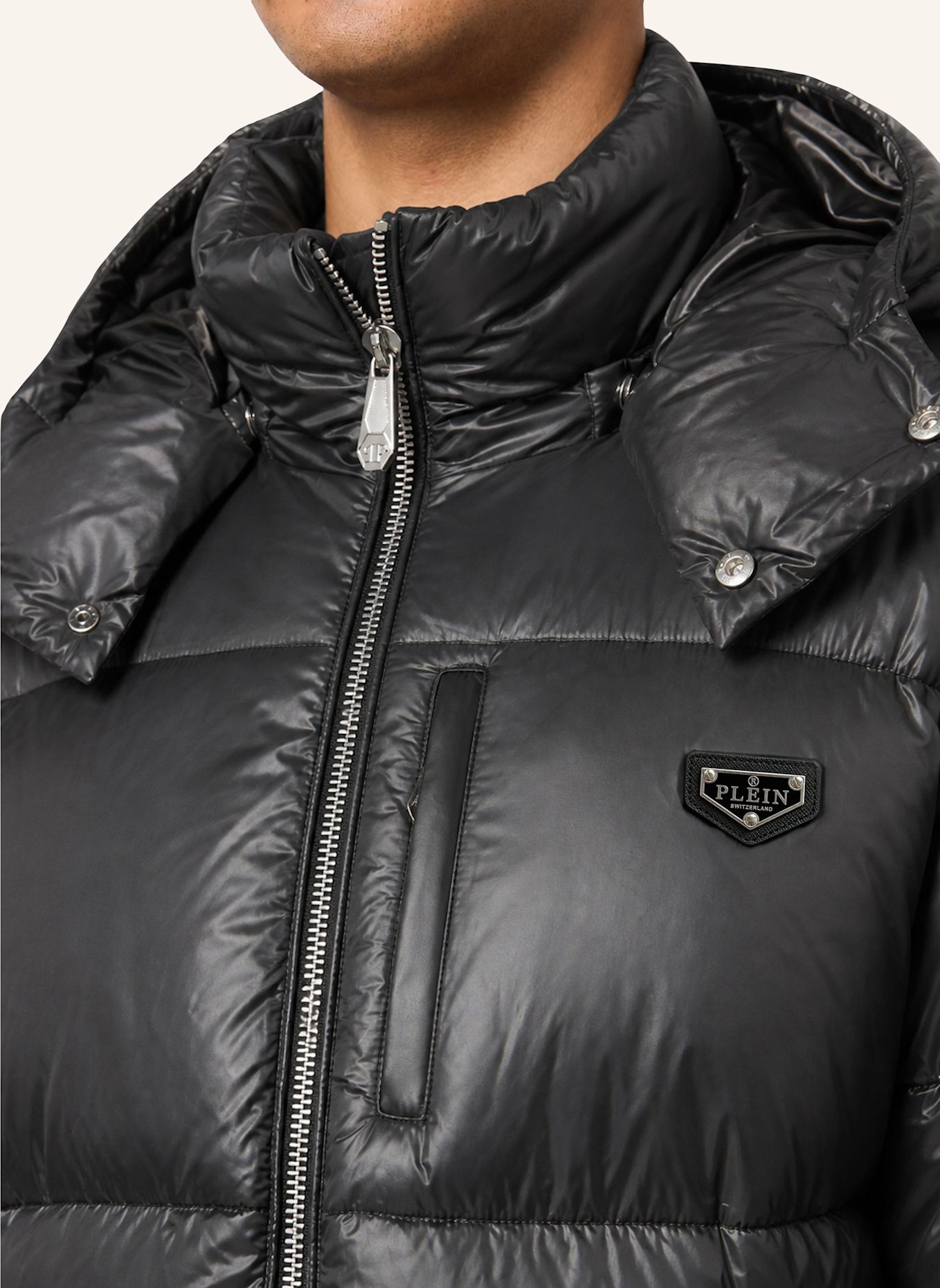 PHILIPP PLEIN Bomberjacke: SCHWARZ