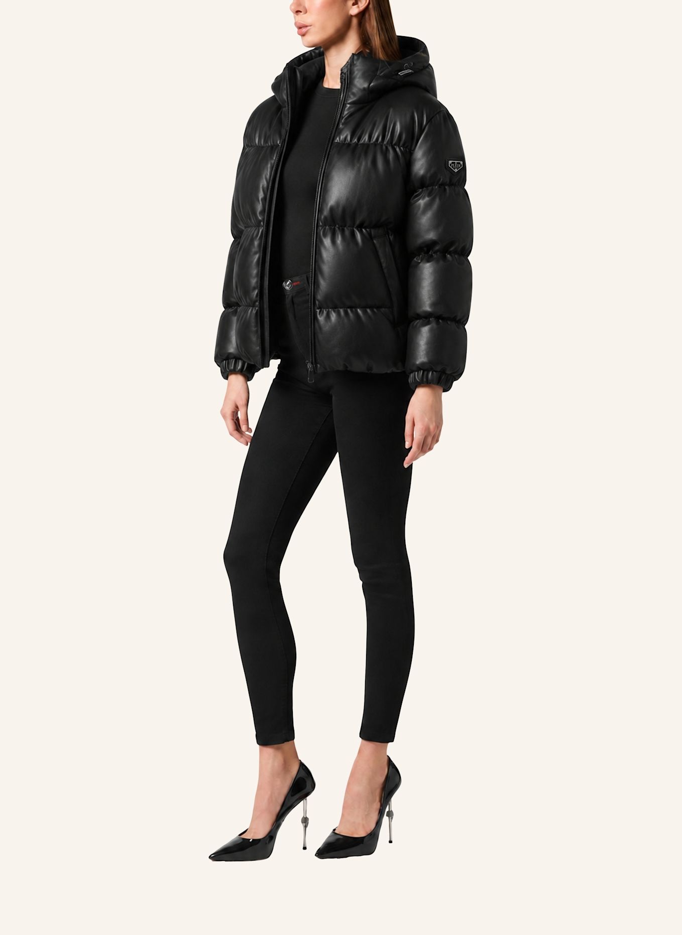 PHILIPP PLEIN Bomberjacke: SCHWARZ