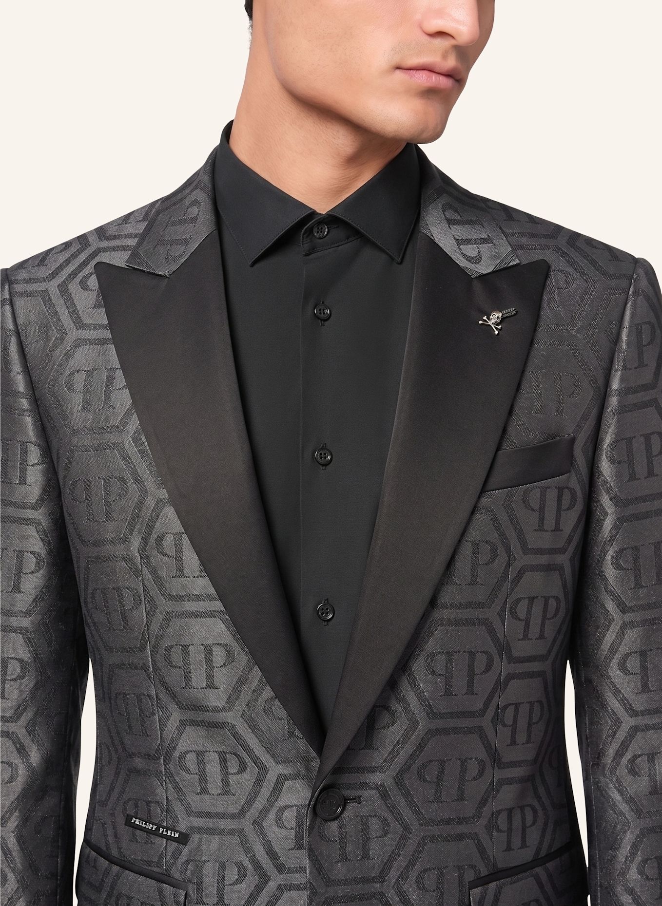 PHILIPP PLEIN Blazer MONOGRAM: SCHWARZ
