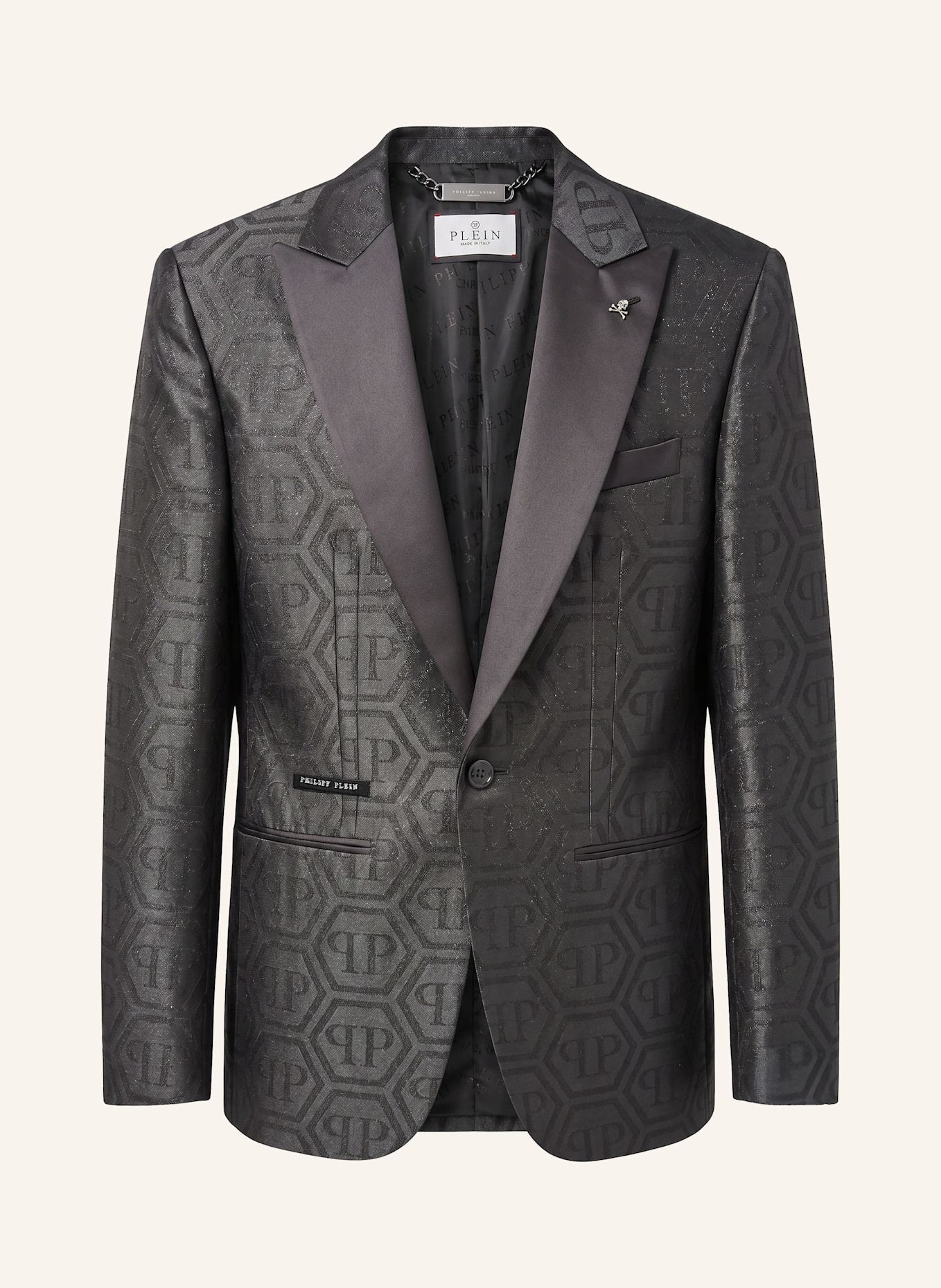 PHILIPP PLEIN Blazer MONOGRAM: SCHWARZ