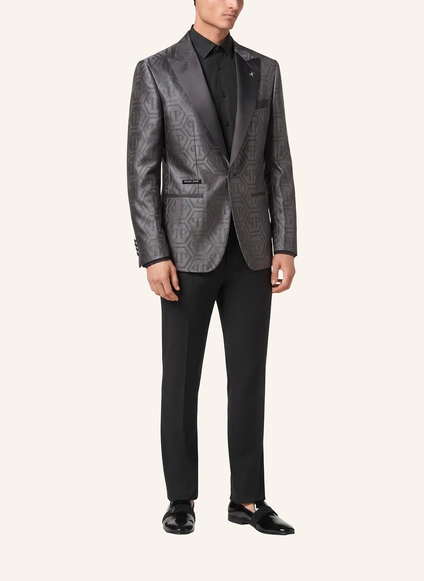 PHILIPP PLEIN Blazer MONOGRAM: SCHWARZ