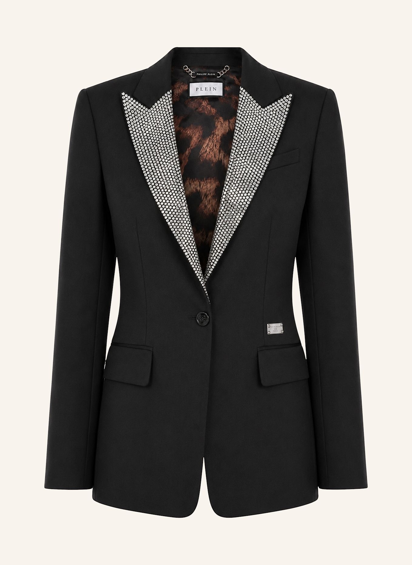 PHILIPP PLEIN Blazer: SCHWARZ