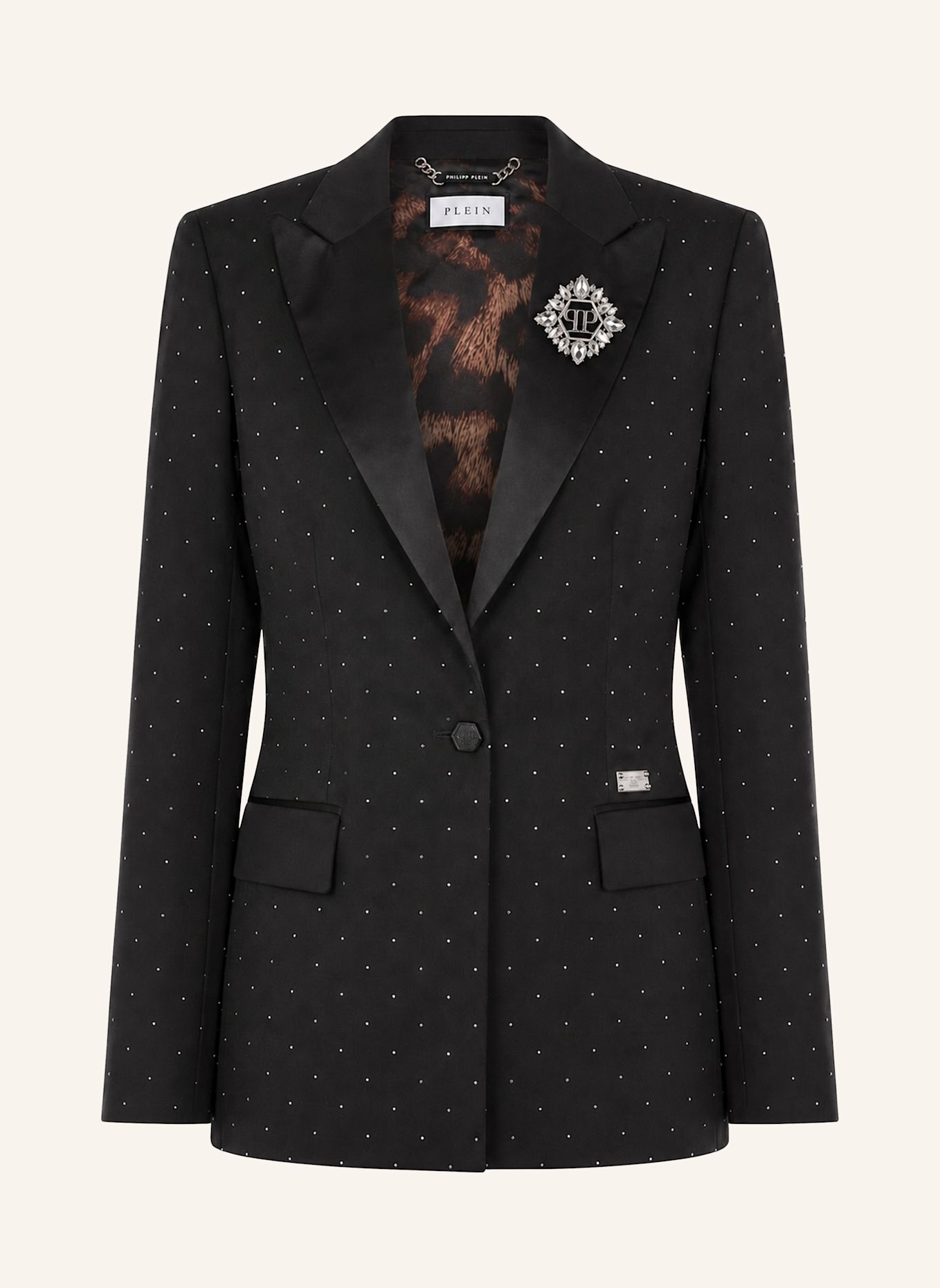 PHILIPP PLEIN Blazer: SCHWARZ