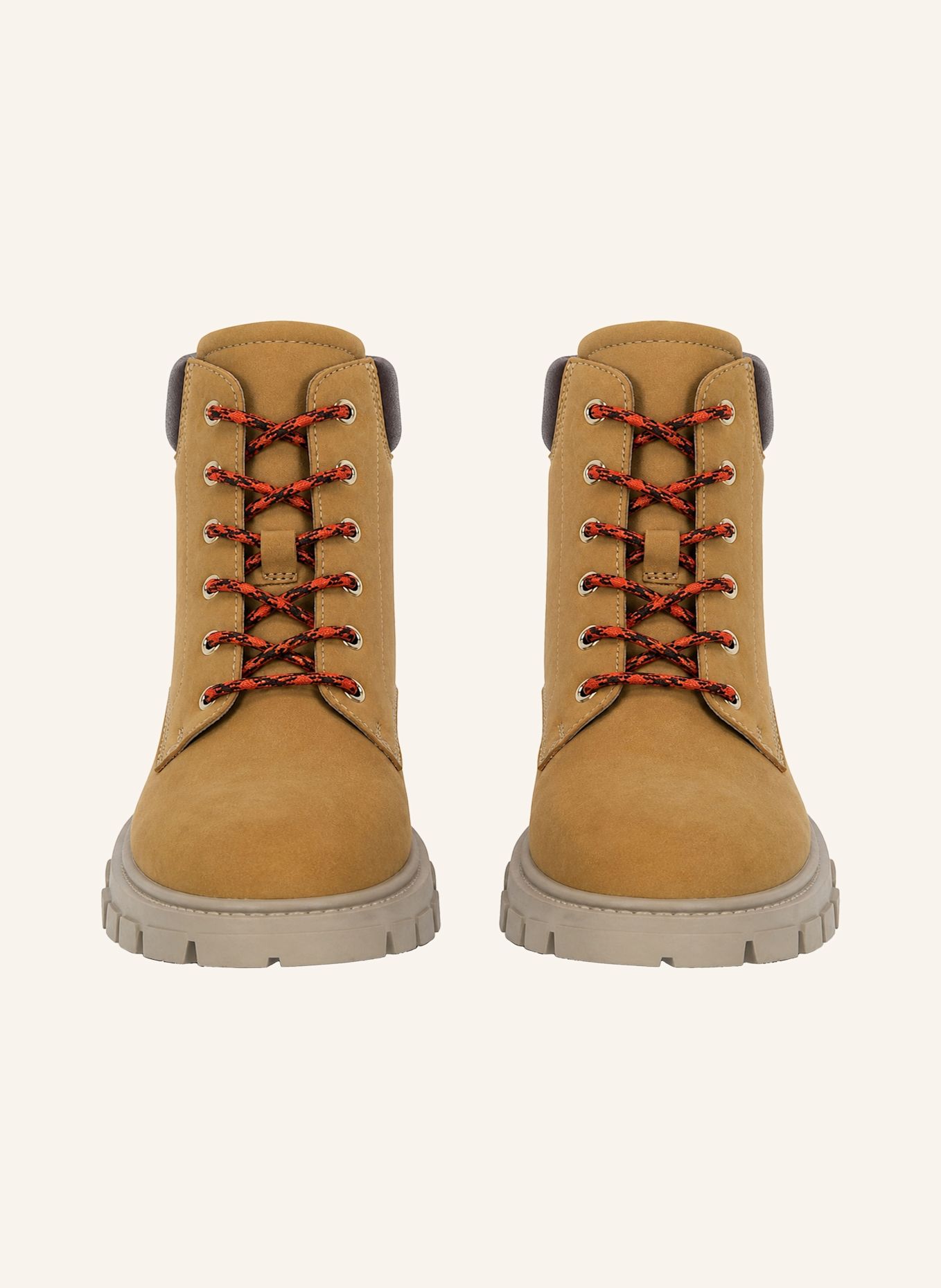 PHILIPP PLEIN Flache Stiefel mit mittelhohem Schaft SKULL: BEIGE