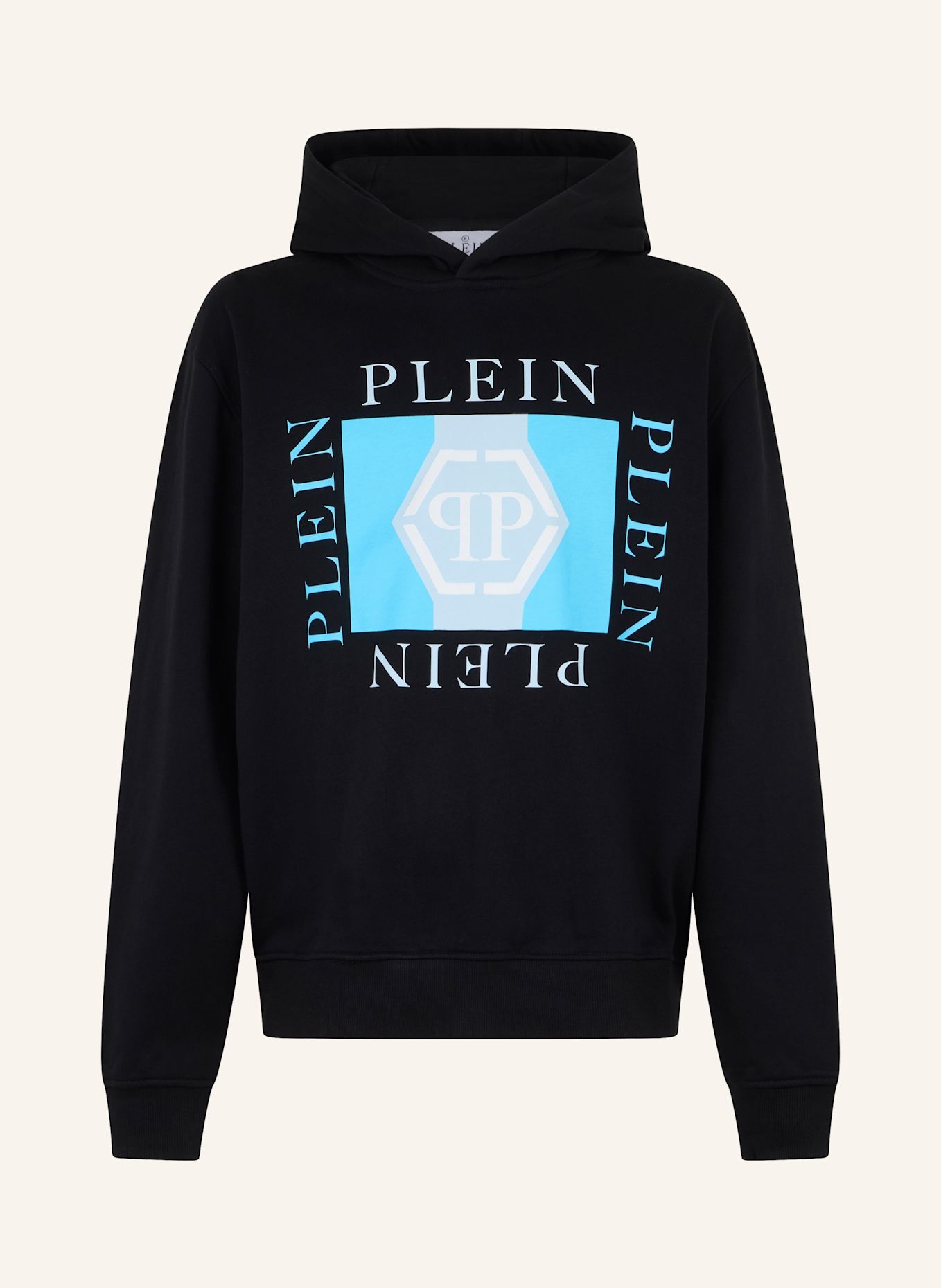 PHILIPP PLEIN Kapuzen-Sweatshirt: SCHWARZ