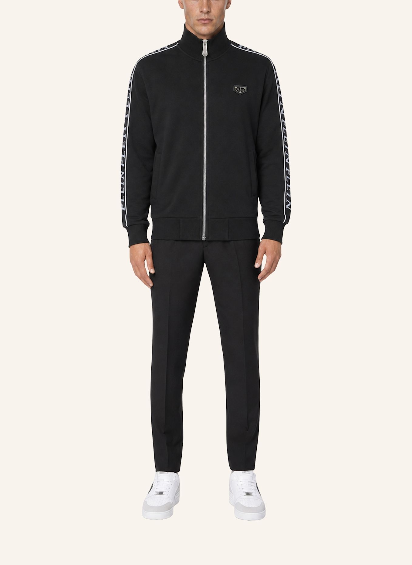PHILIPP PLEIN Joggingjacke: SCHWARZ