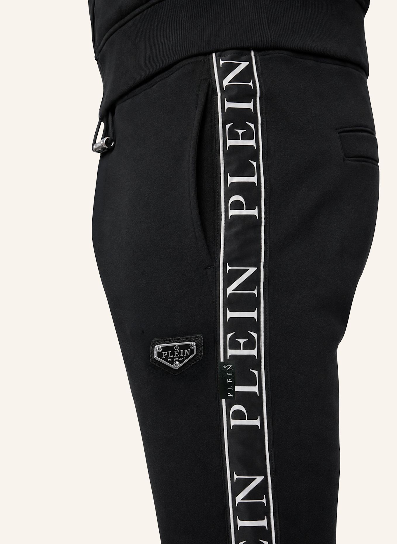 PHILIPP PLEIN Jogginghose: SCHWARZ