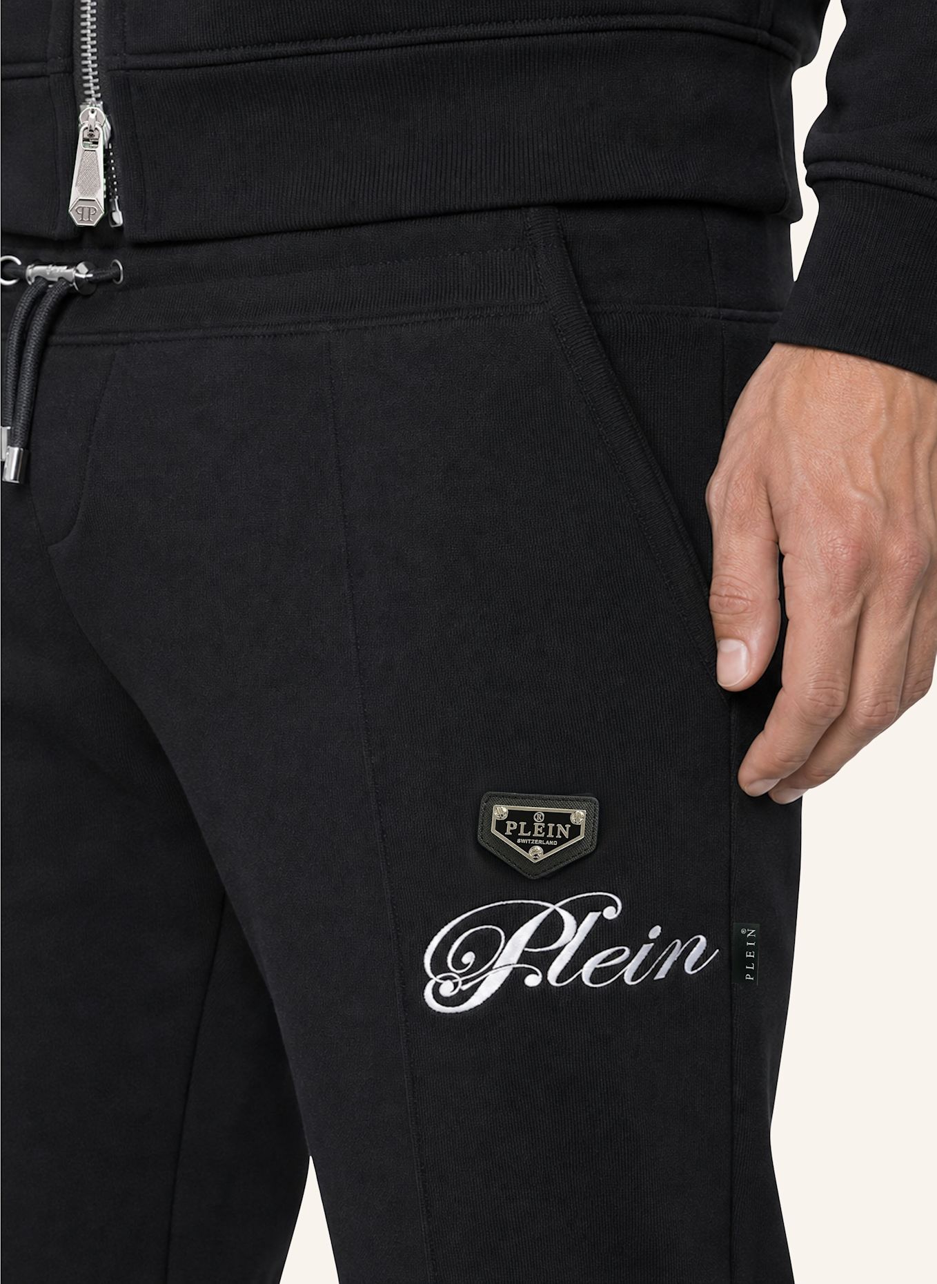 PHILIPP PLEIN Jogginghose TEDDY: SCHWARZ