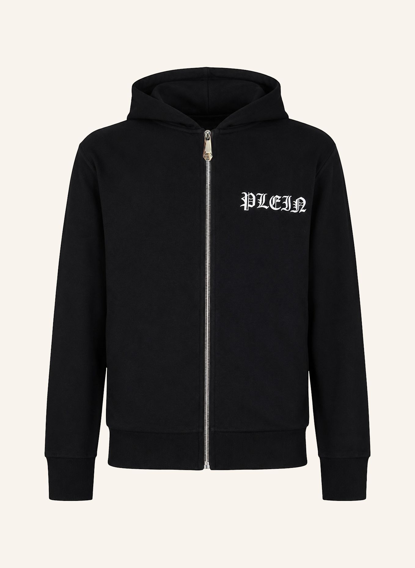 PHILIPP PLEIN Kapuzen-Sweatjacke SKULL: SCHWARZ