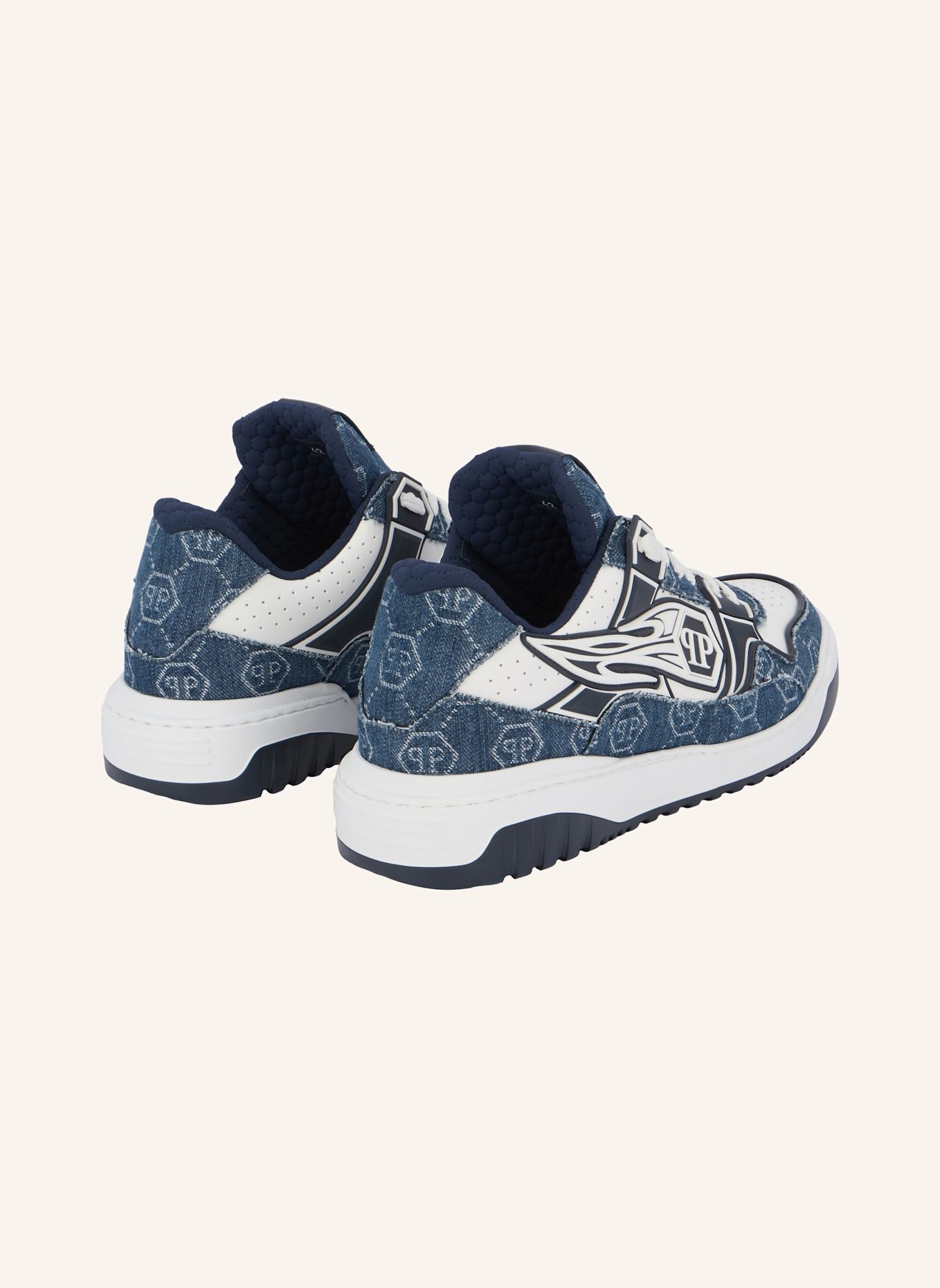 PHILIPP PLEIN Low-Top-Sneaker: DUNKELBLAU