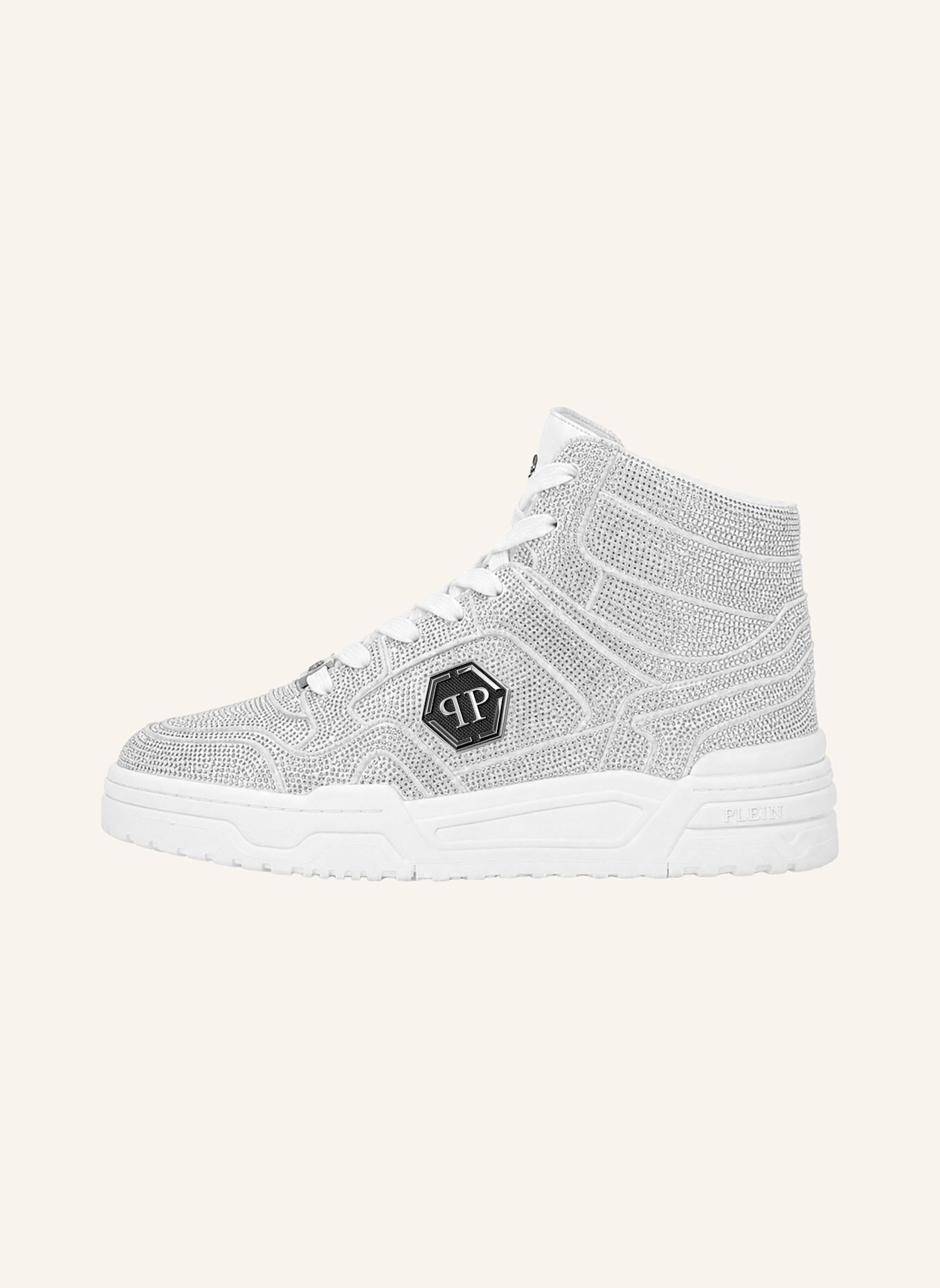 PHILIPP PLEIN Mid-Top-Sneaker PREDATOR: WEISS