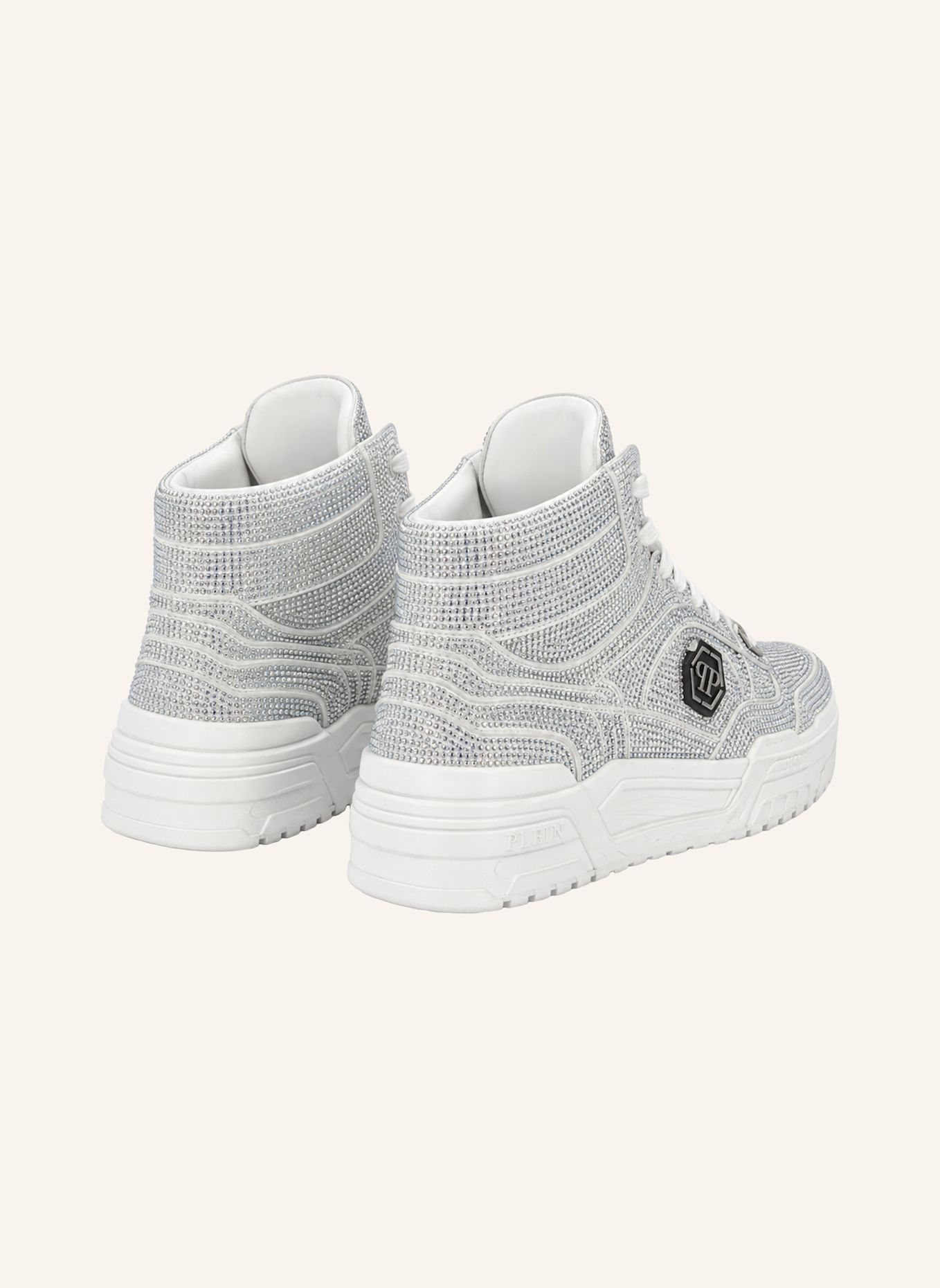 PHILIPP PLEIN Mid-Top-Sneaker PREDATOR: WEISS