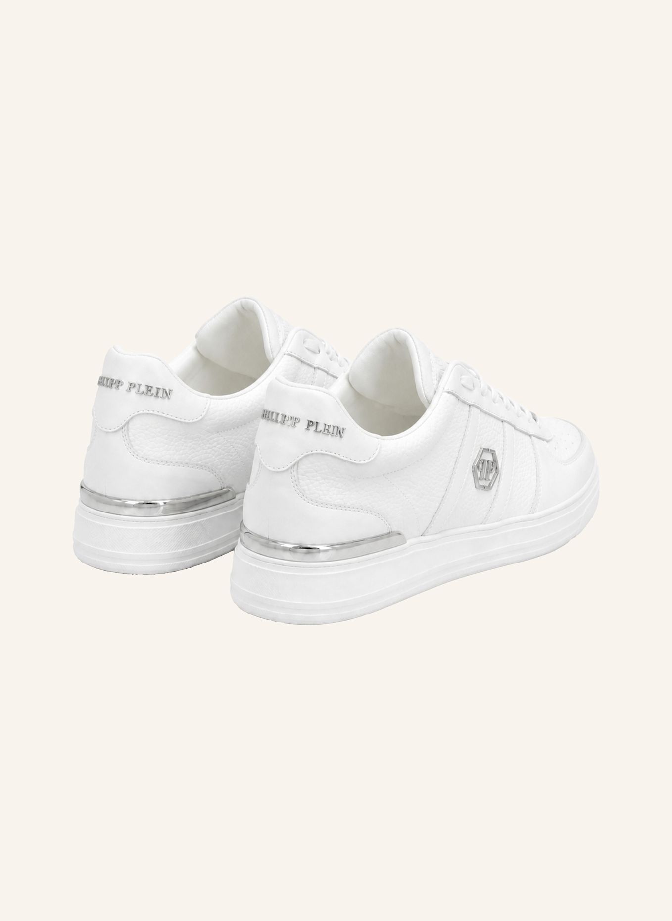 PHILIPP PLEIN Low-Top-Sneaker: WEISS