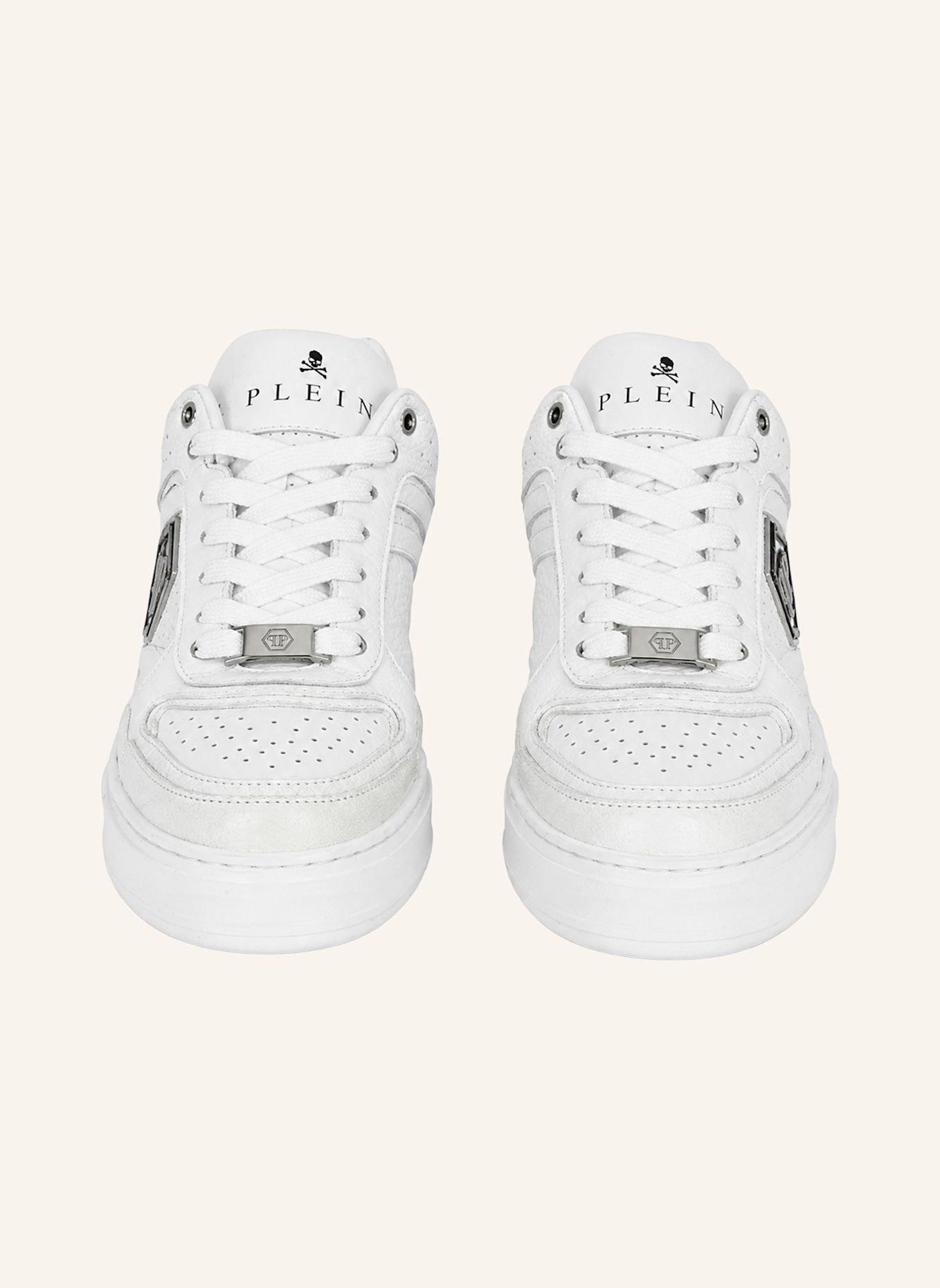 PHILIPP PLEIN Low-Top-Sneaker PREDATOR: WEISS