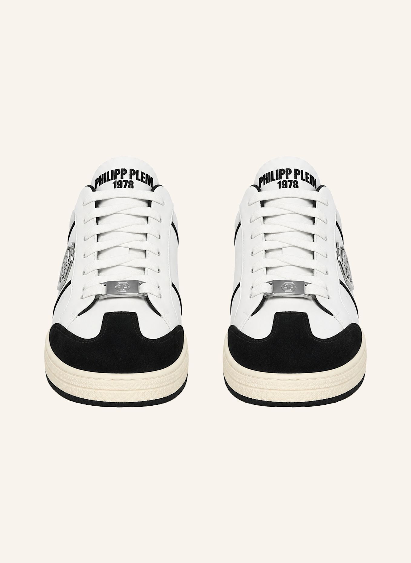 PHILIPP PLEIN Low-Top-Sneaker: WEISS