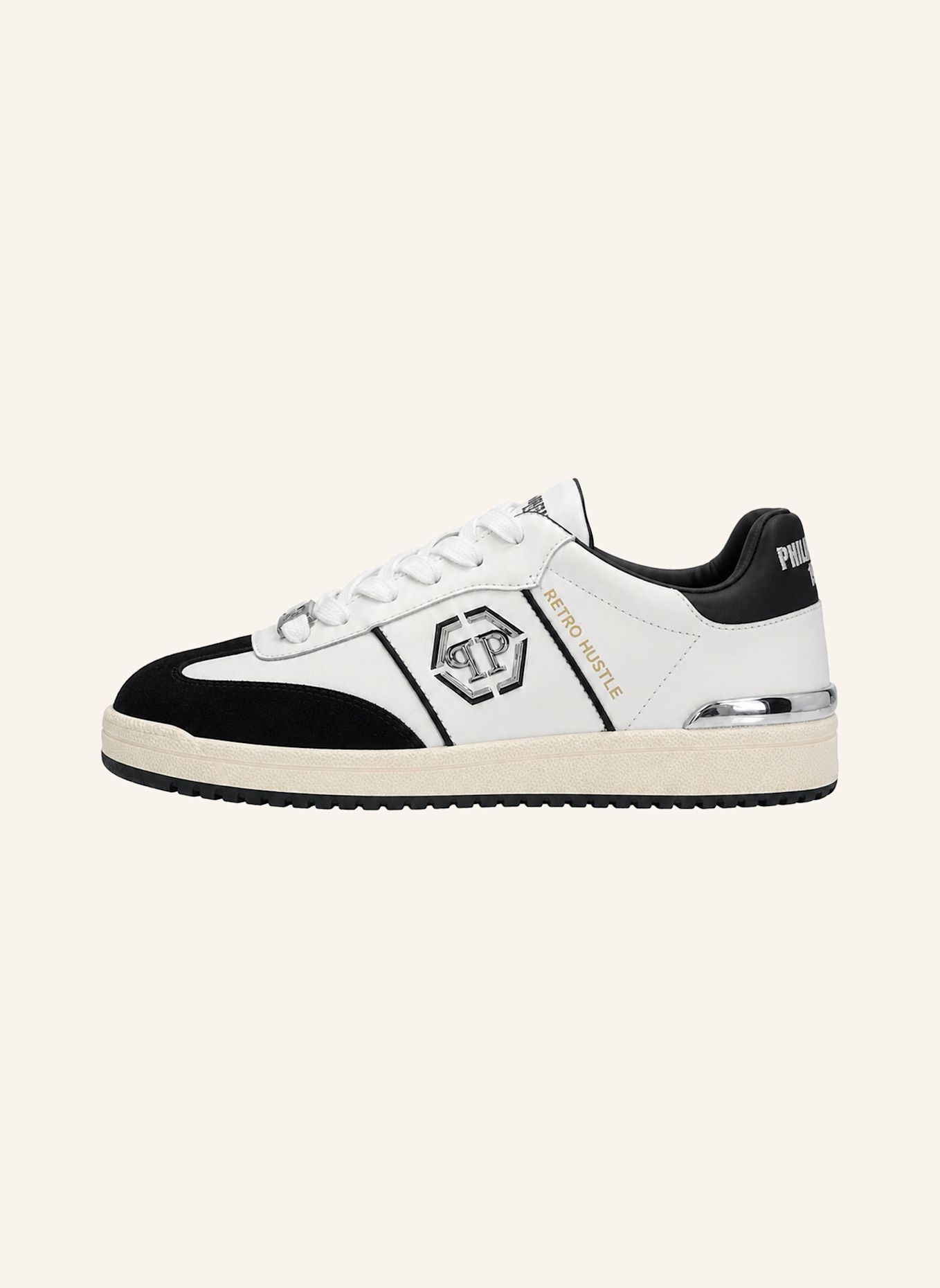 PHILIPP PLEIN Low-Top-Sneaker: WEISS