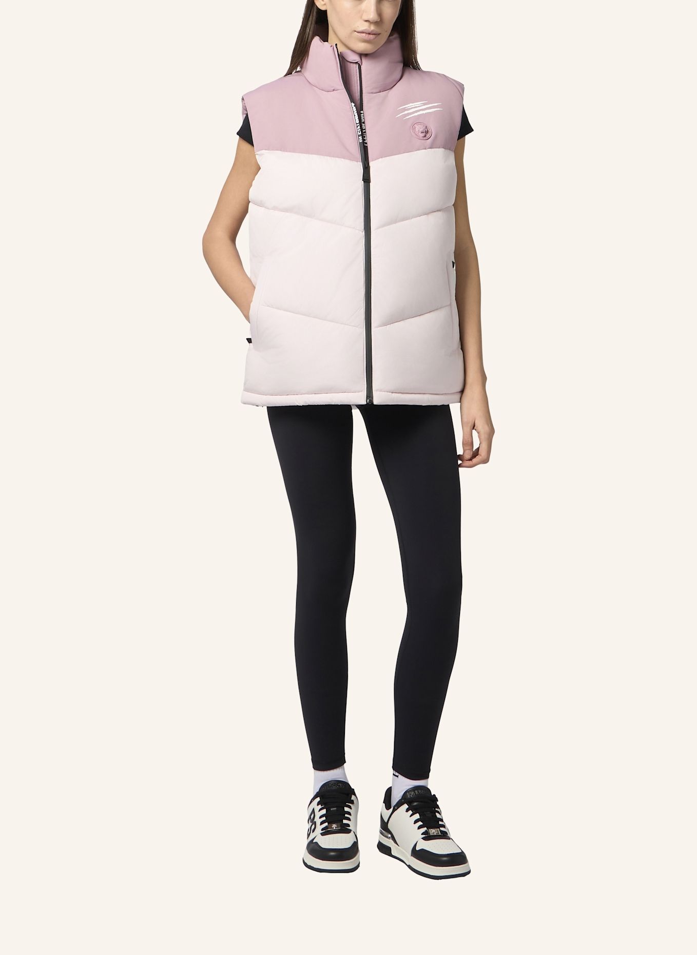 PLEIN SPORT Kurze Weste: ROSA