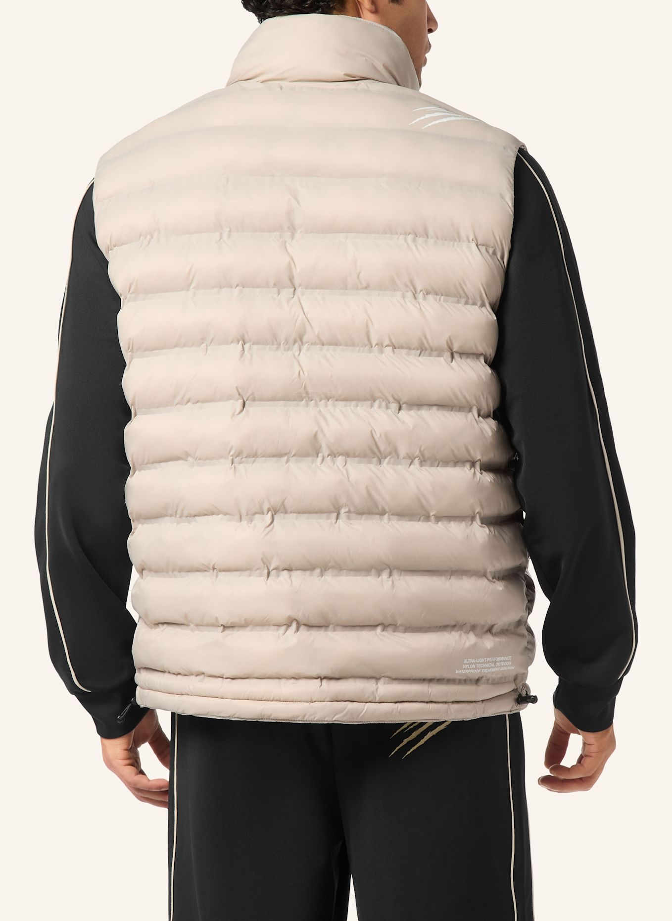 PLEIN SPORT Kurze Weste: BEIGE