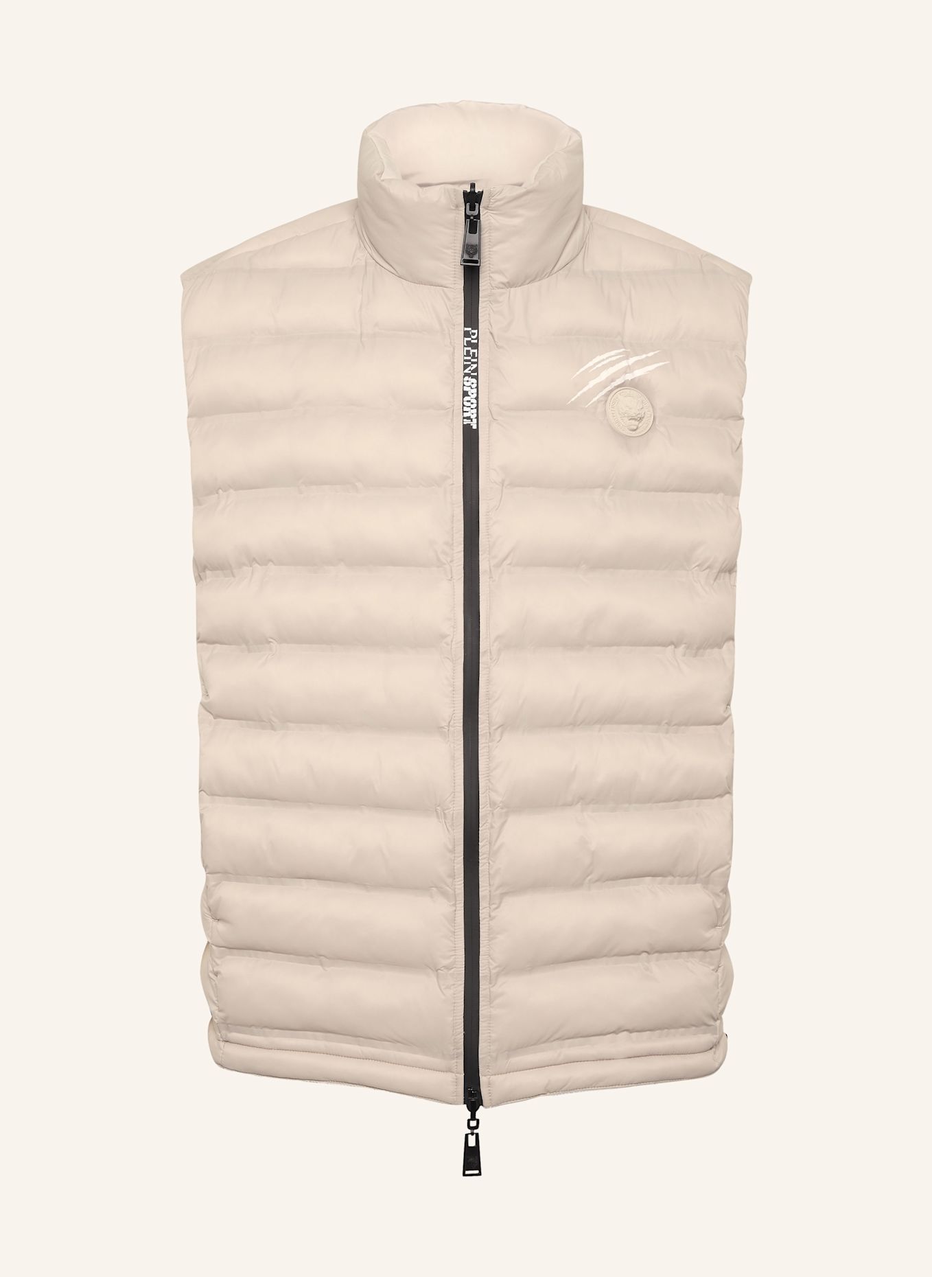 PLEIN SPORT Kurze Weste: BEIGE