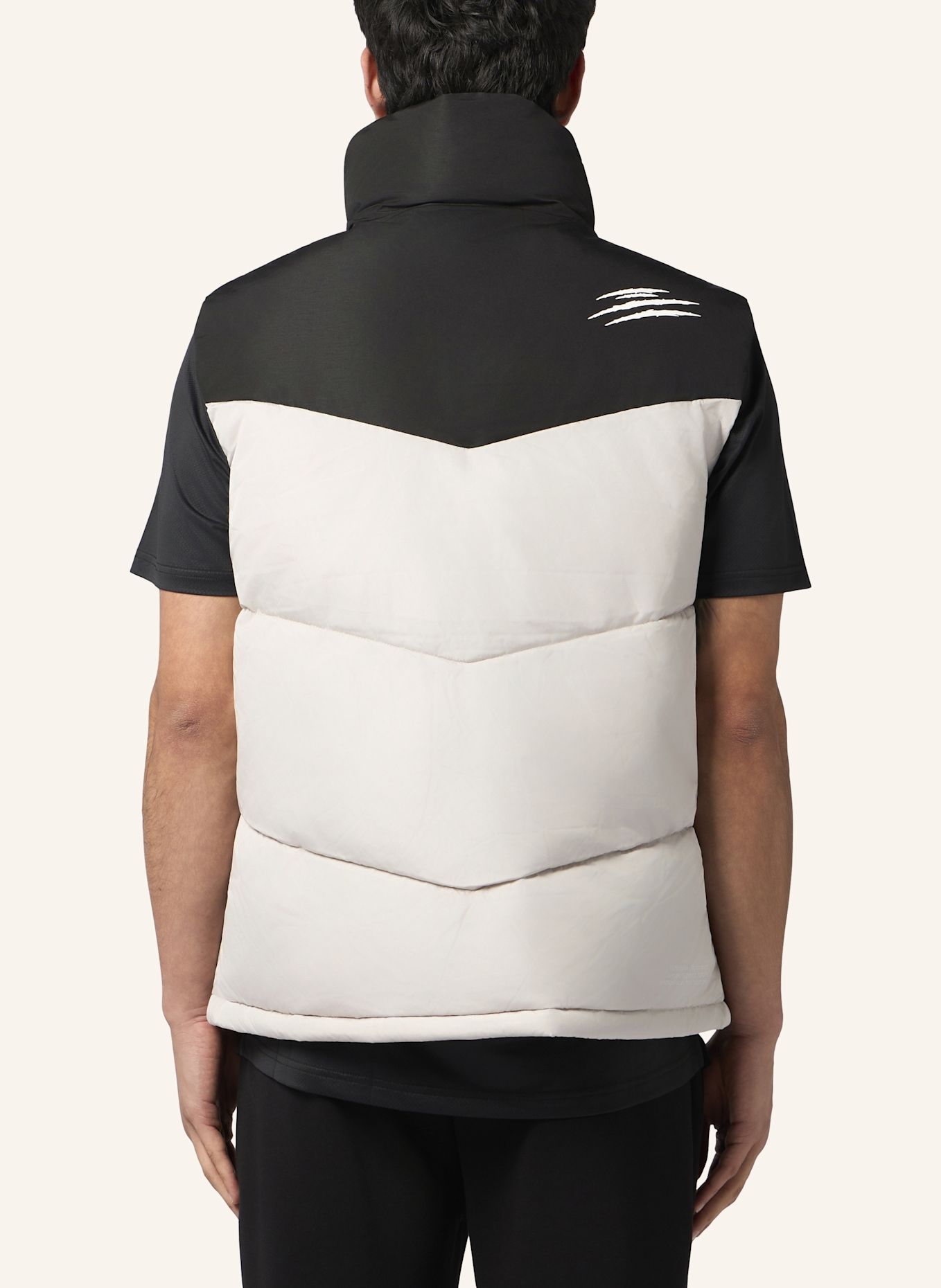 PLEIN SPORT Kurze Weste: BEIGE