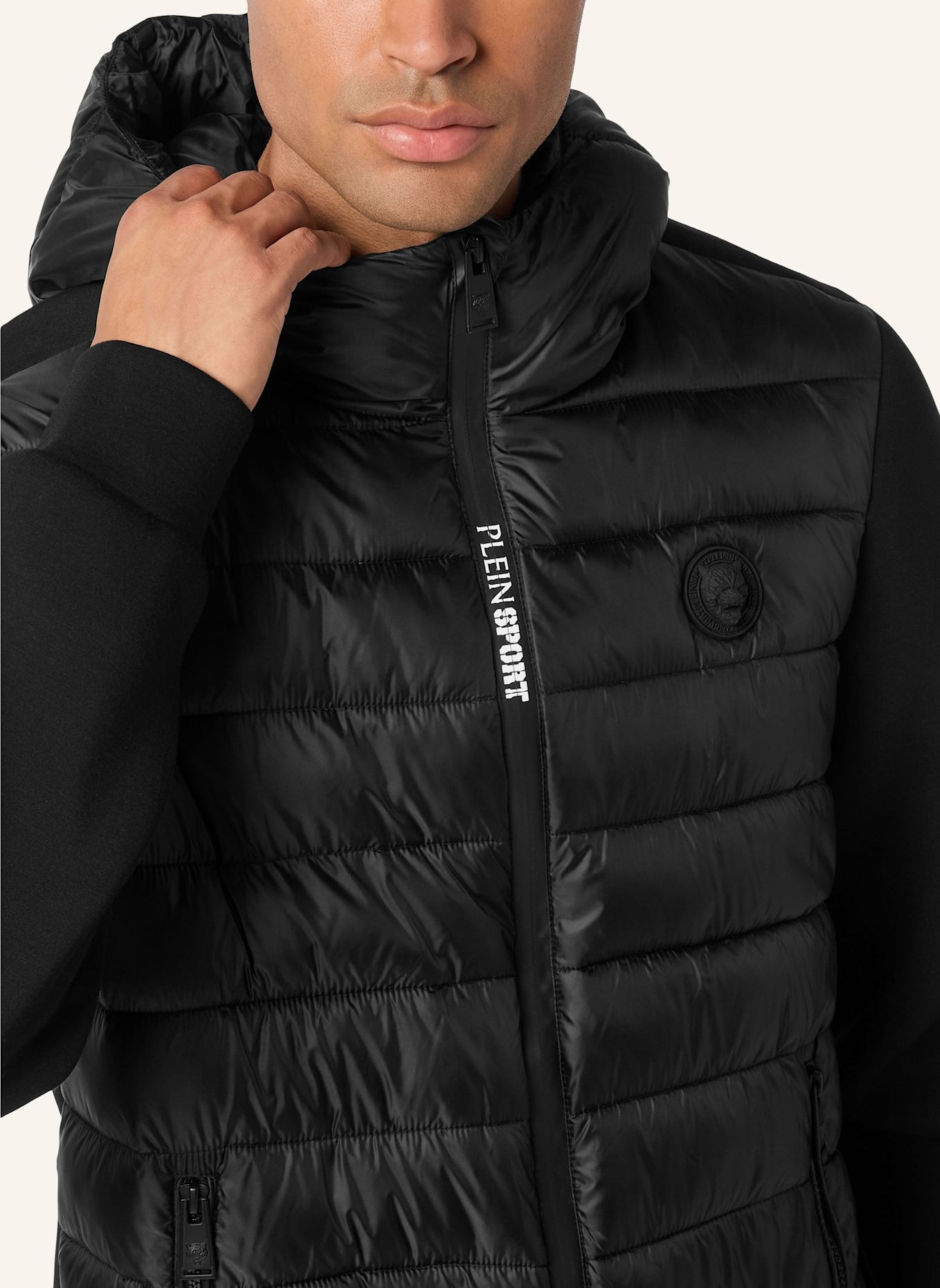 PLEIN SPORT Jacke TIGER: SCHWARZ