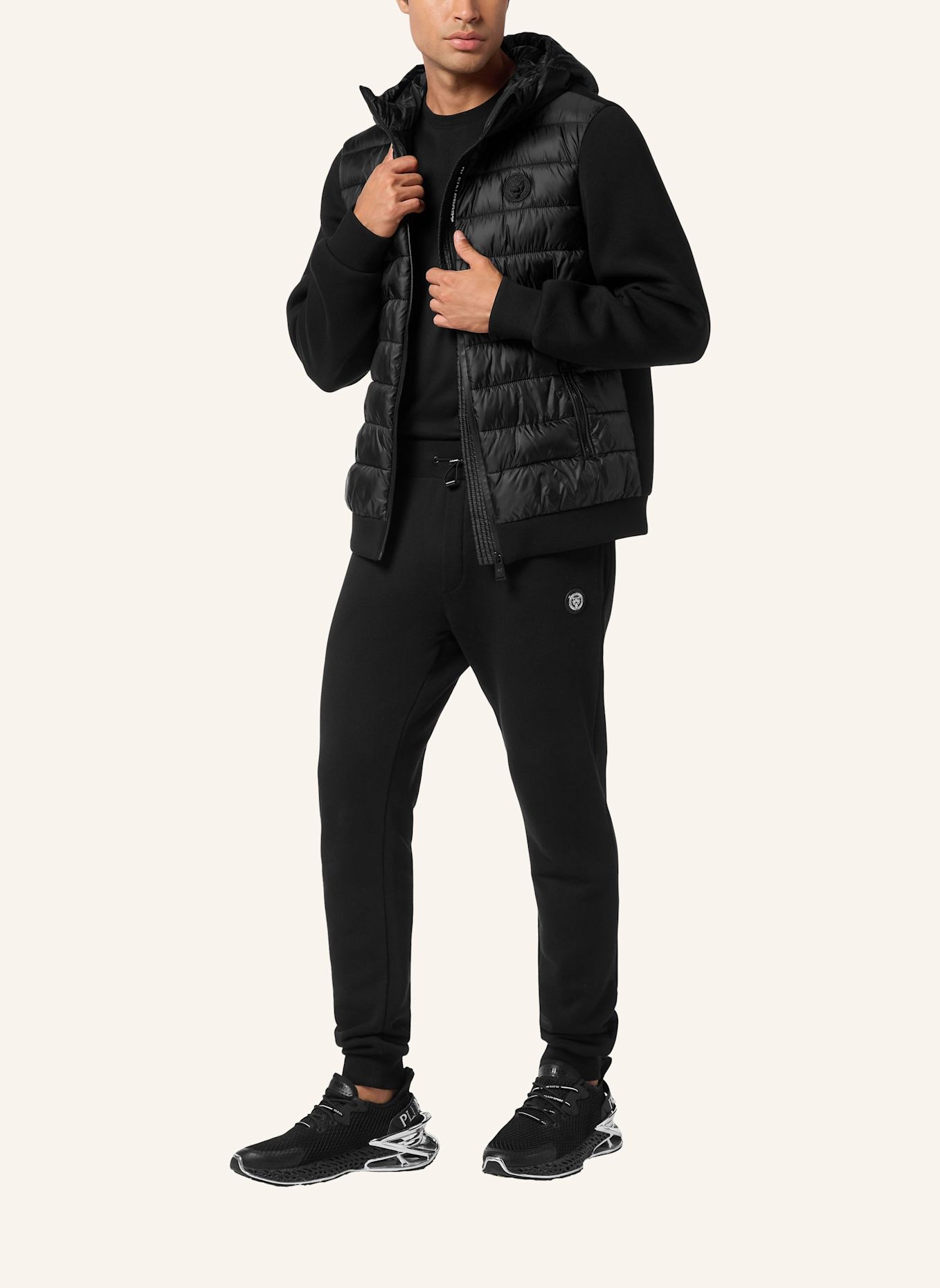 PLEIN SPORT Jacke TIGER: SCHWARZ
