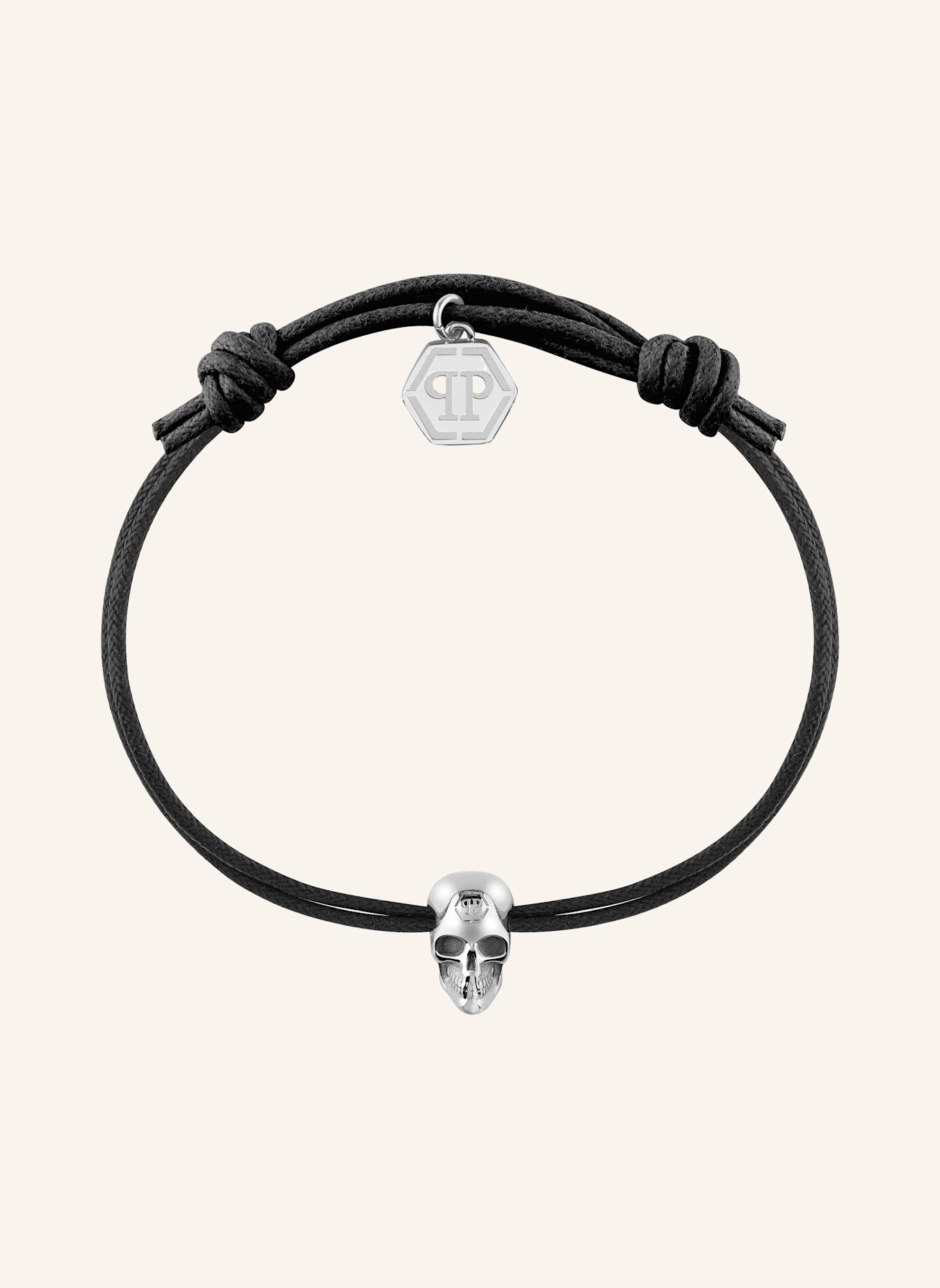 PHILIPP PLEIN Armband SKULL: SCHWARZ