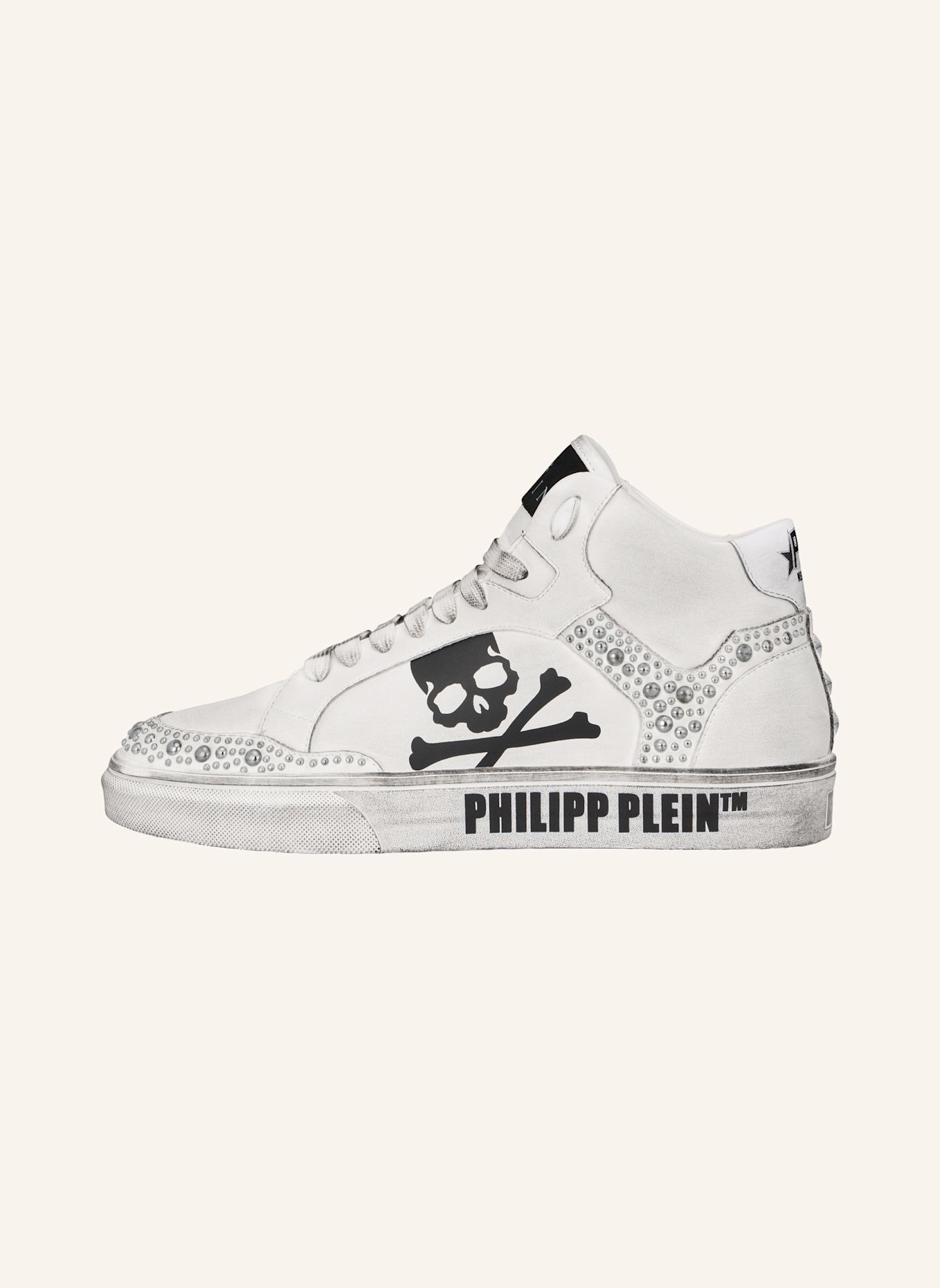 PHILIPP PLEIN High-Top-Sneaker RETROKICKZ: WEISS