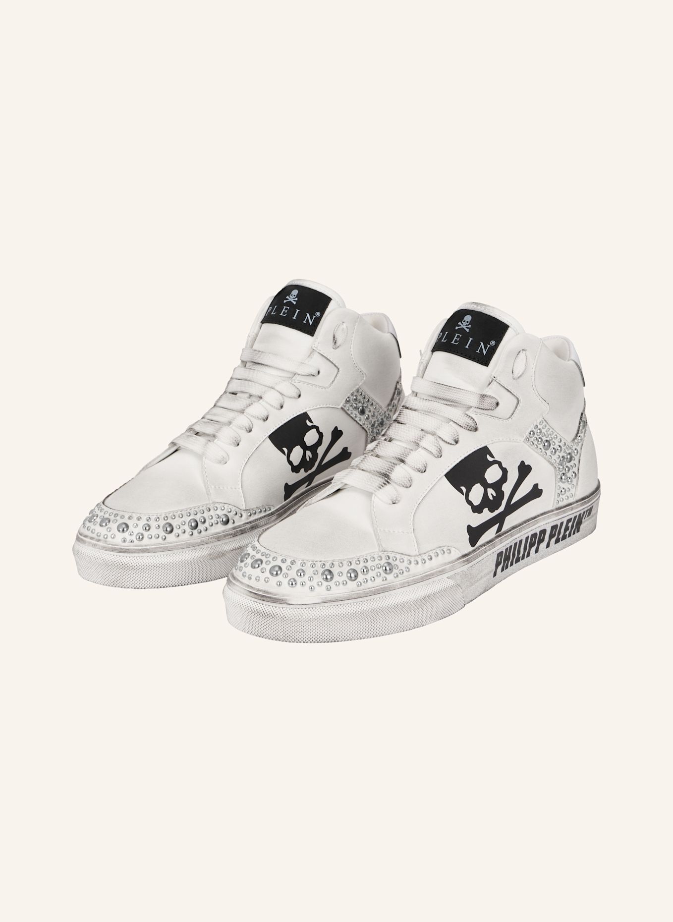 PHILIPP PLEIN High-Top-Sneaker RETROKICKZ: WEISS
