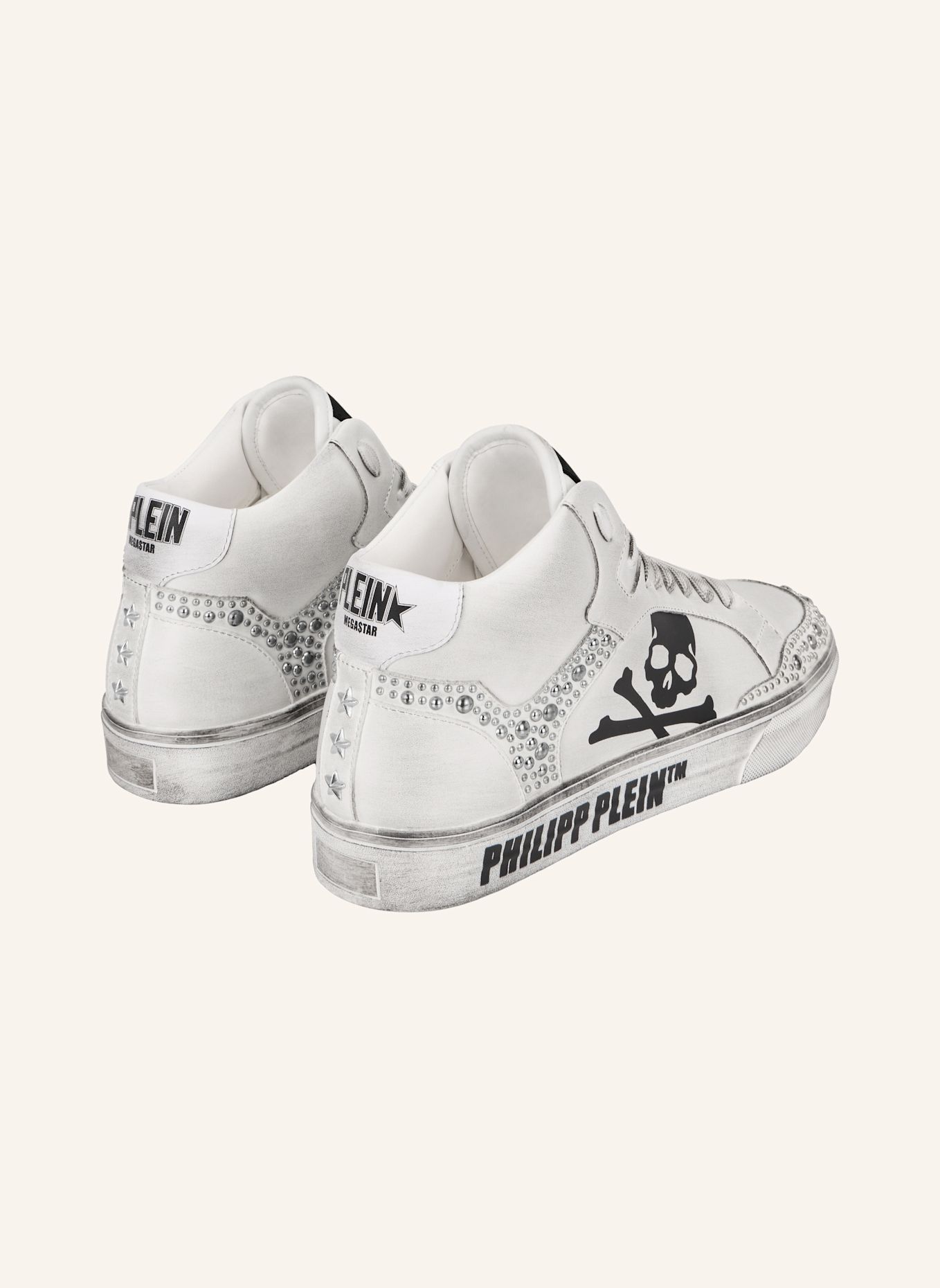 PHILIPP PLEIN High-Top-Sneaker RETROKICKZ: WEISS