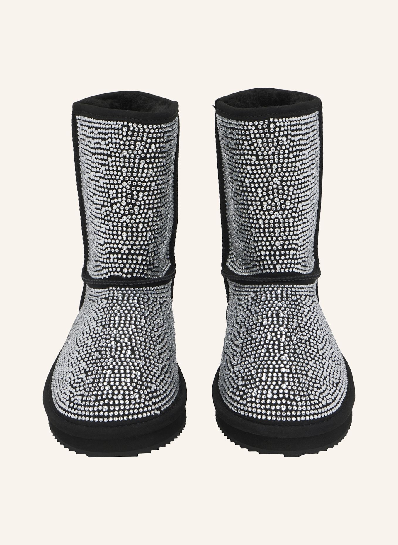 PHILIPP PLEIN Flache Stiefel mit mittelhohem Schaft: SILBER