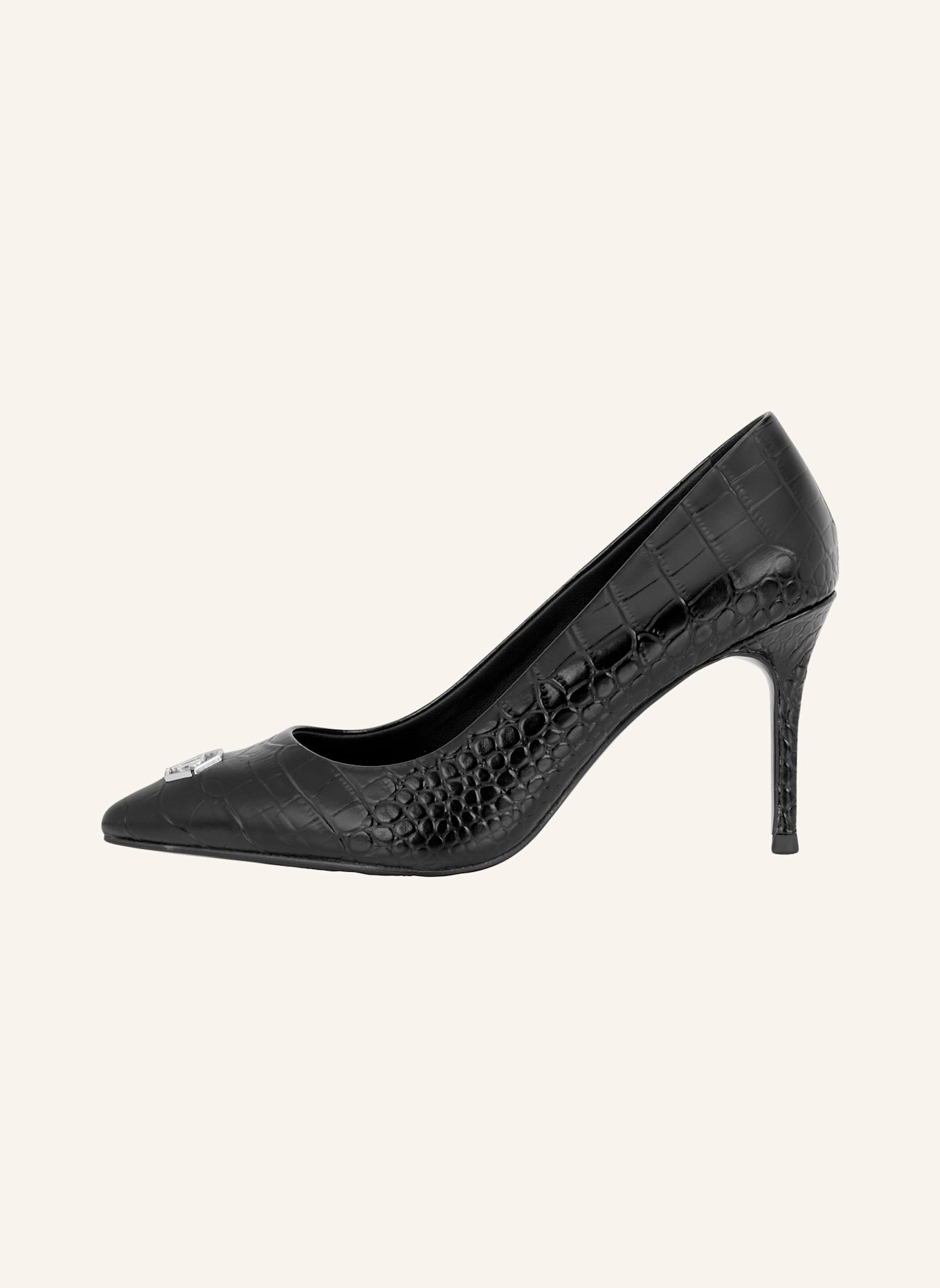 PHILIPP PLEIN Pumps mit mittelhohem Absatz HEXAGON: SCHWARZ