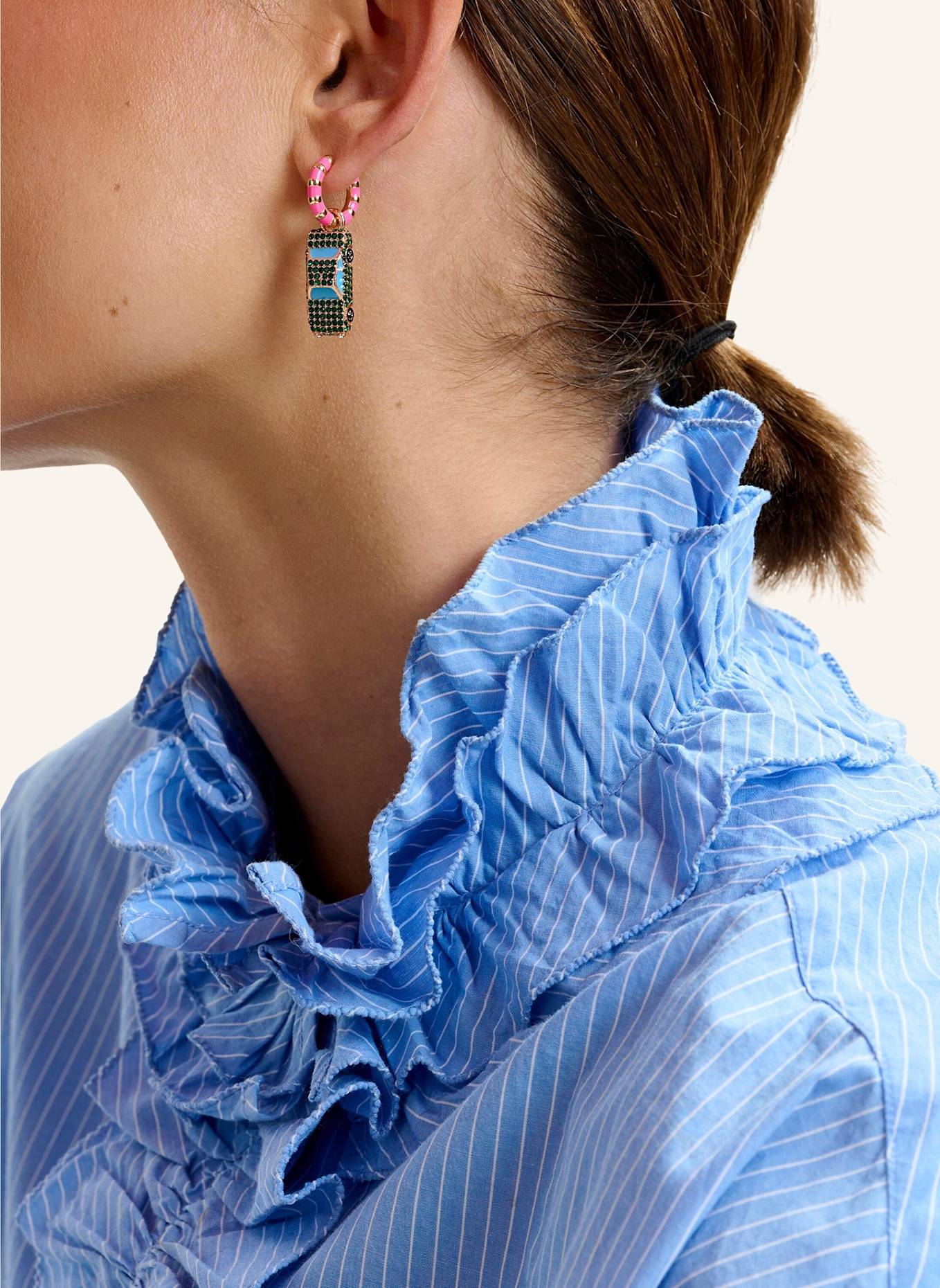 ESSENTIEL ANTWERP Ohrringe ISTRITTI: ROSA/ GOLD