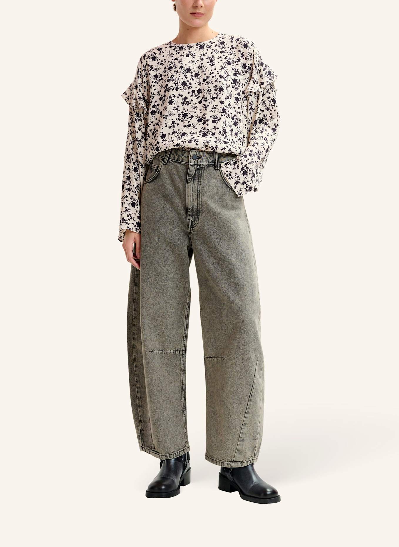 ESSENTIEL ANTWERP Oberteil ISOLDE: SCHWARZ/ WEISS