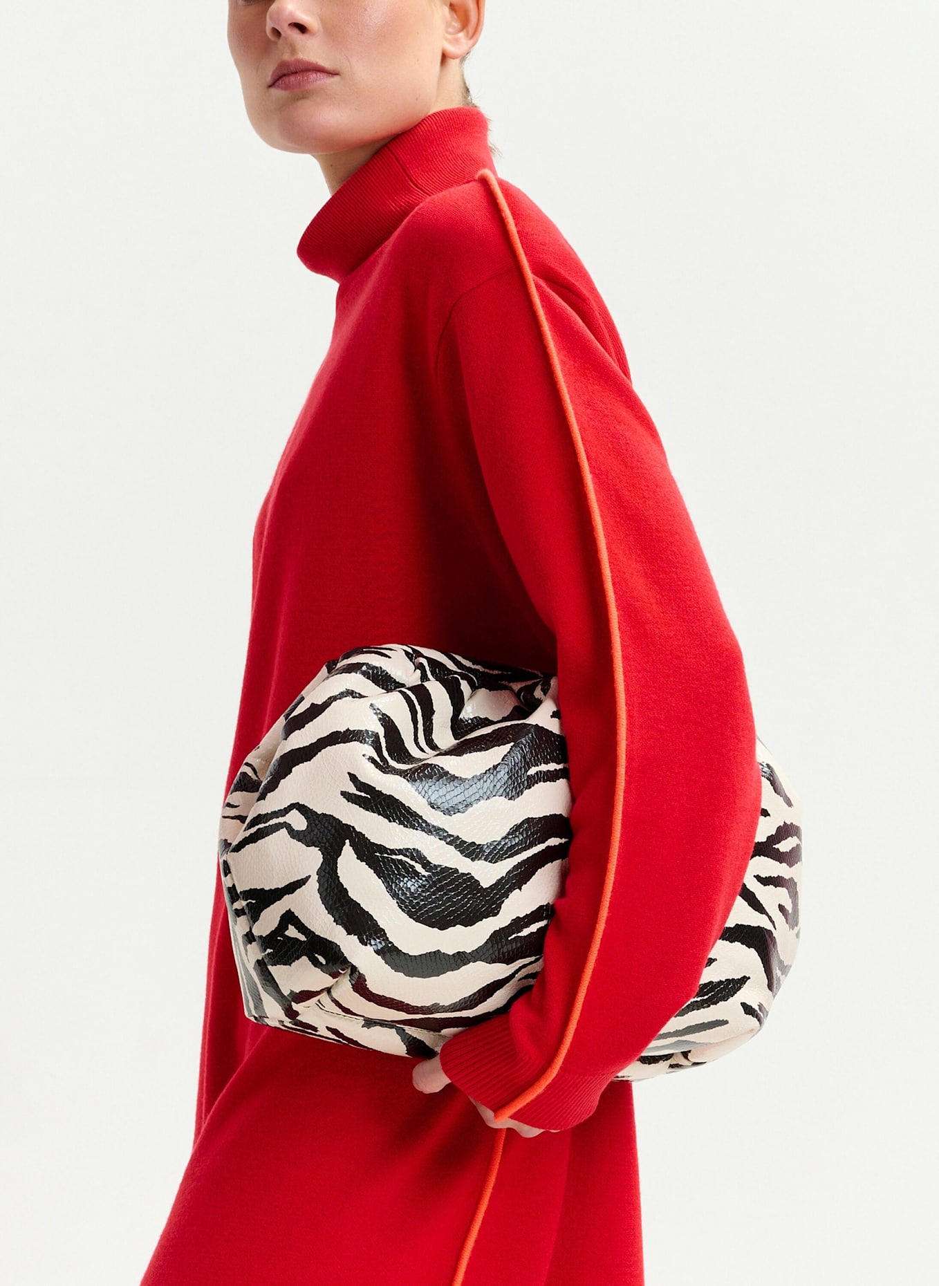 ESSENTIEL ANTWERP Kleid IDRESS: ROT/ ORANGE