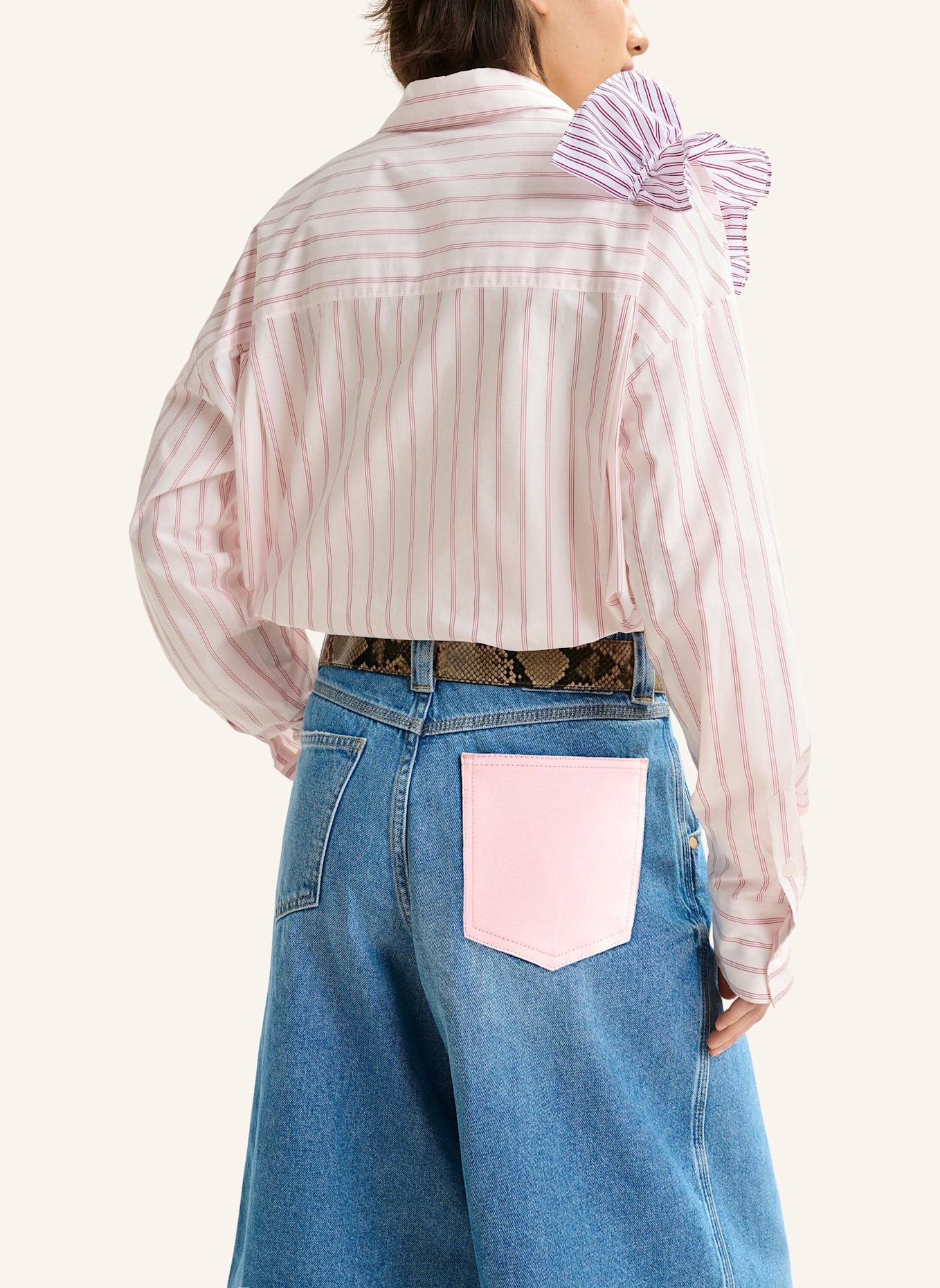 ESSENTIEL ANTWERP Hemdbluse IBODY mit Rüschen: ROT