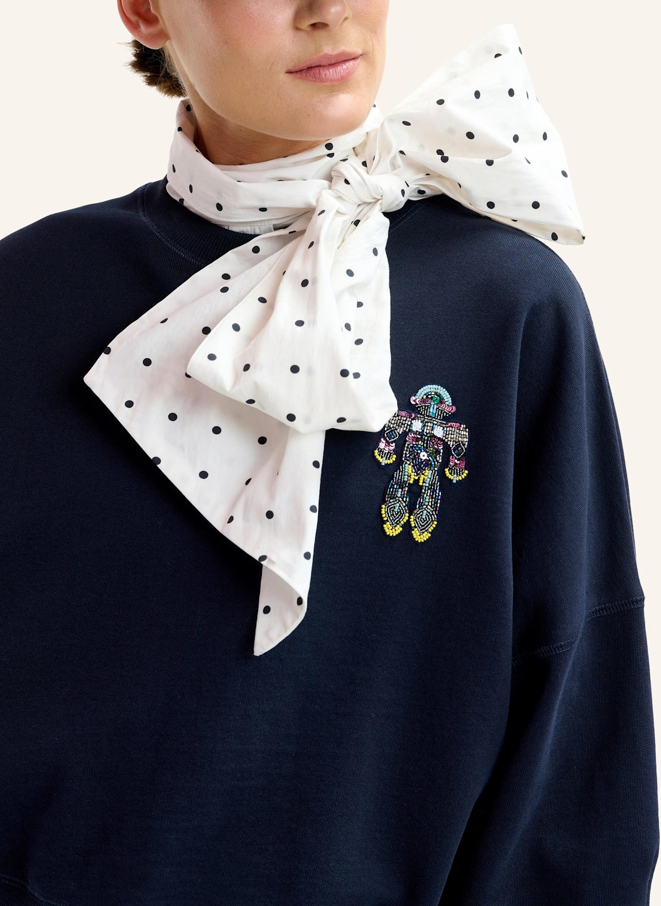 ESSENTIEL ANTWERP Sweatshirt IBERNATUS: BLAU